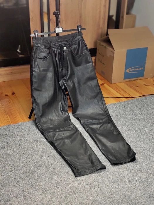 If Six Was Nine Vintage Leather Pants junya watanabe Hysteric Glamour style Size US 29 - 10 Thumbnail