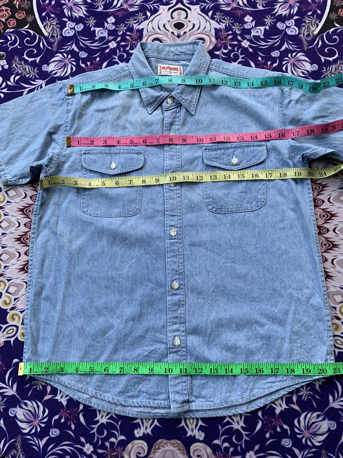 Disney Pop Pins © Walt Disney Company Denim Shirt Size US M / EU 48-50 / 2 - 7 Thumbnail