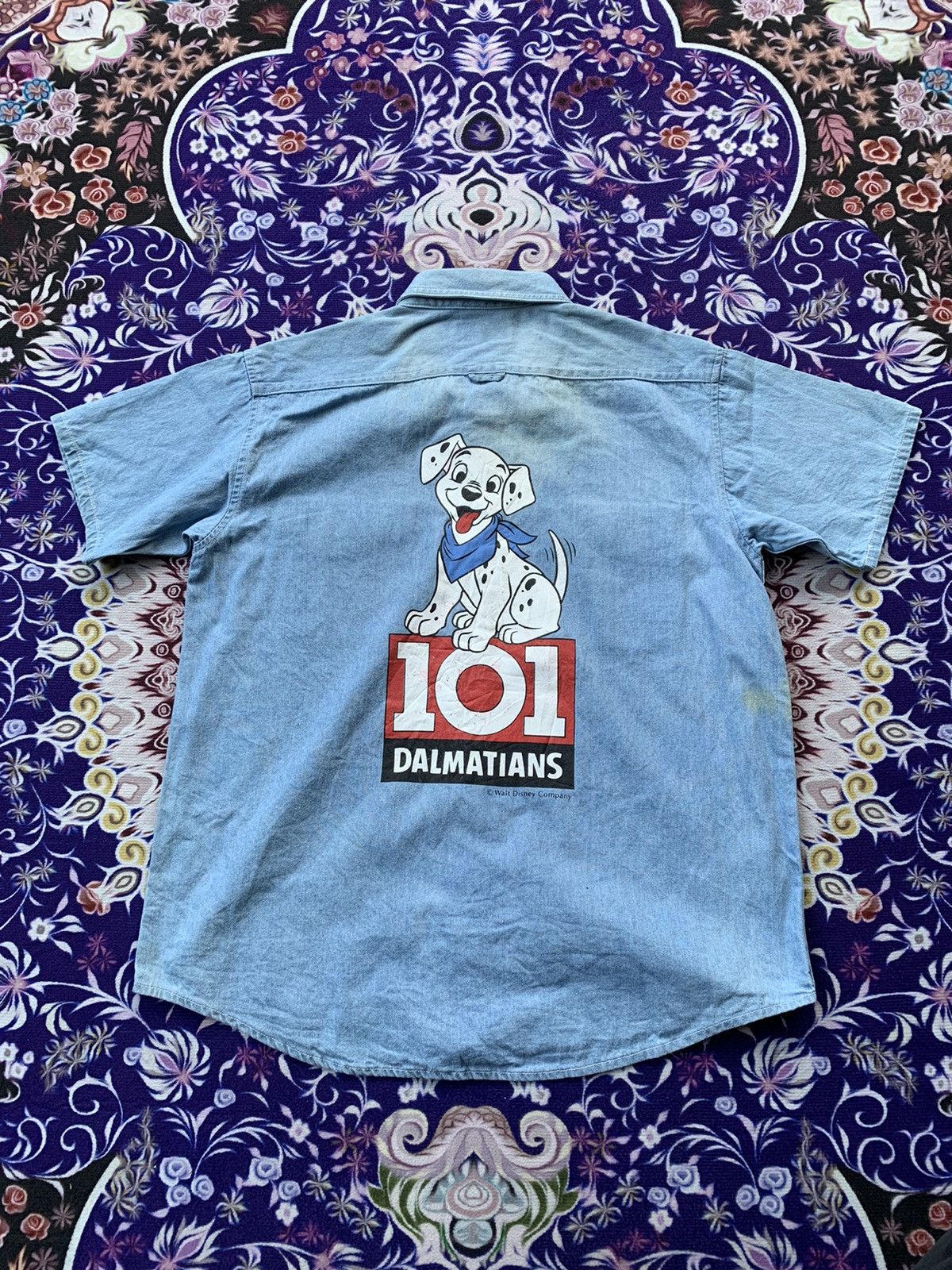 Disney Pop Pins © Walt Disney Company Denim Shirt Size US M / EU 48-50 / 2 - 1 Thumbnail
