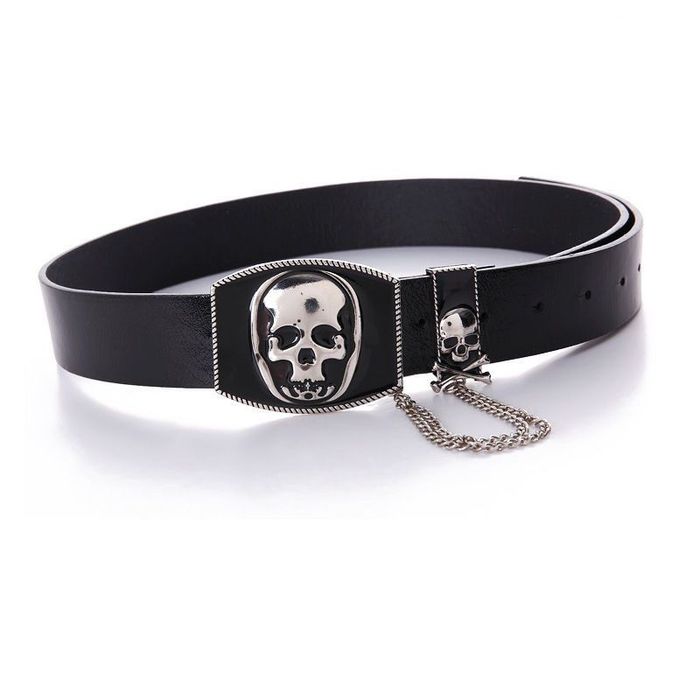 Custom Black Gothic Skulls Alt Belts | Grailed