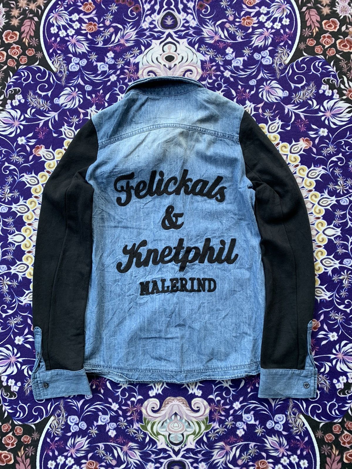 Japanese Brand Maison Gilfy Denim Shirt Size US XS / EU 42 / 0 - 4 Thumbnail