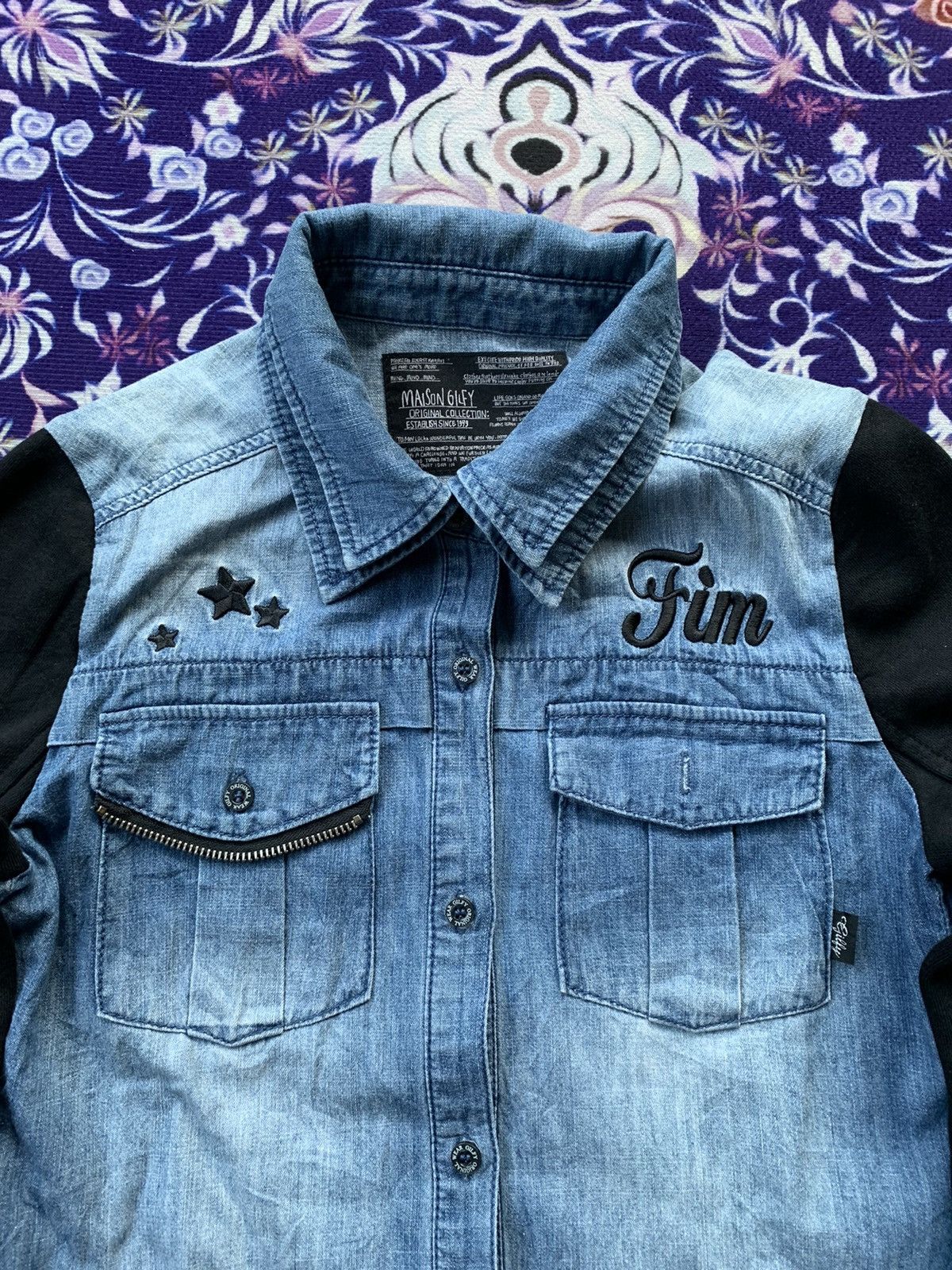 Japanese Brand Maison Gilfy Denim Shirt Size US XS / EU 42 / 0 - 2 Thumbnail