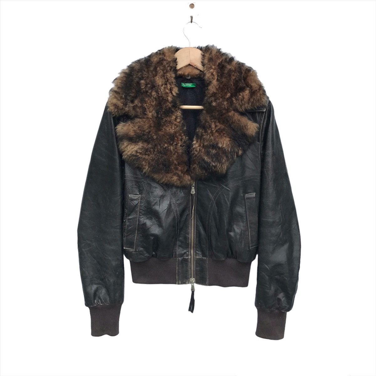 Faded benetton zipper jacket