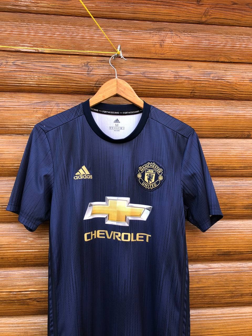 Vintage MANCHESTER UNITED THIRD FOOTBALL SHIRT SOCCER JERSEY ADIDAS Size US M / EU 48-50 / 2 - 2 Thumbnail