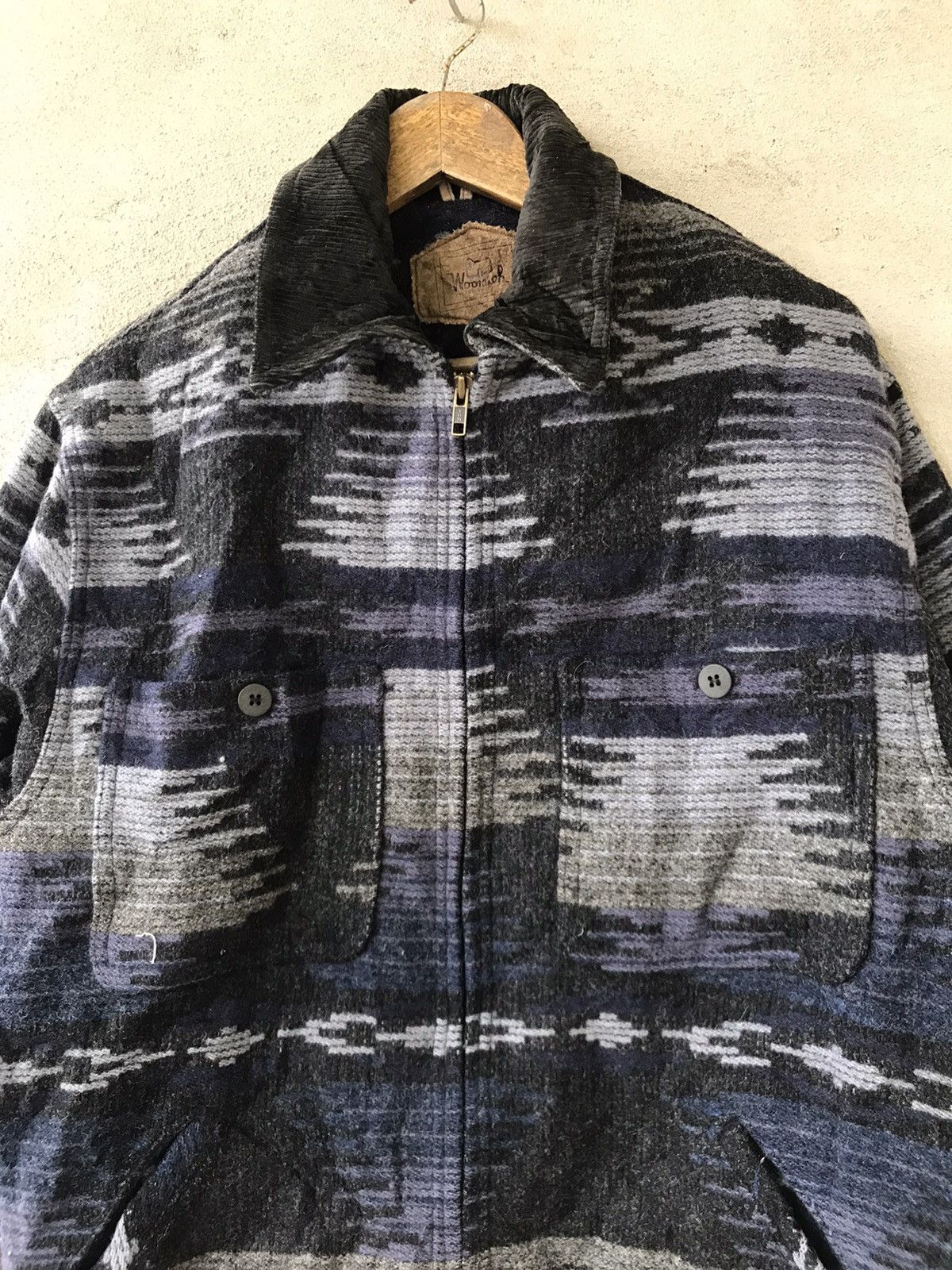 Woolrich Woolen Mills RARE VINTAGE WOOLRICH NATIVE STYLE JACKET Size US M / EU 48-50 / 2 - 9 Thumbnail