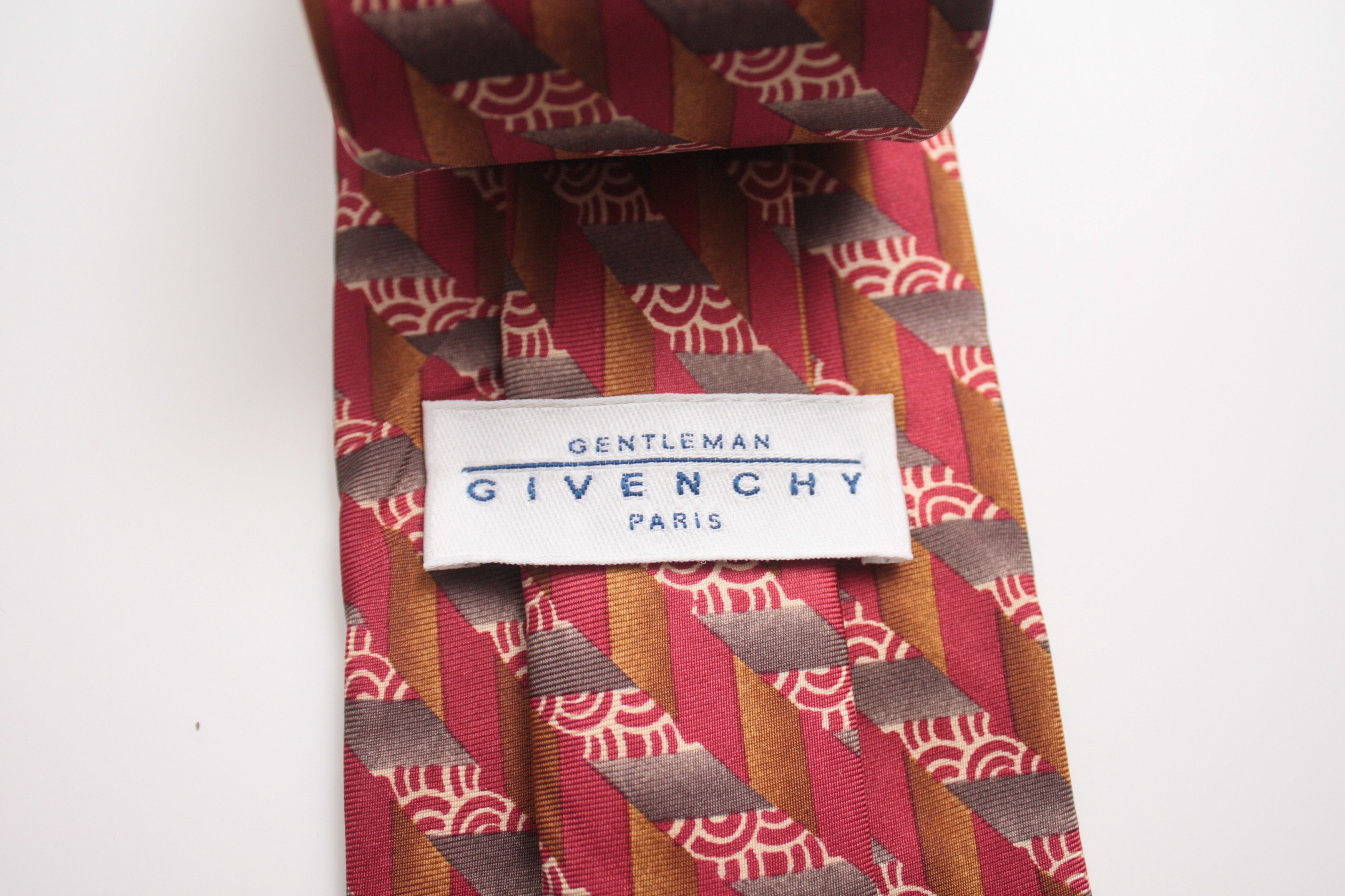 Givenchy Givenchy Red Silk Tie Made In Italy Size ONE SIZE - 2 Thumbnail