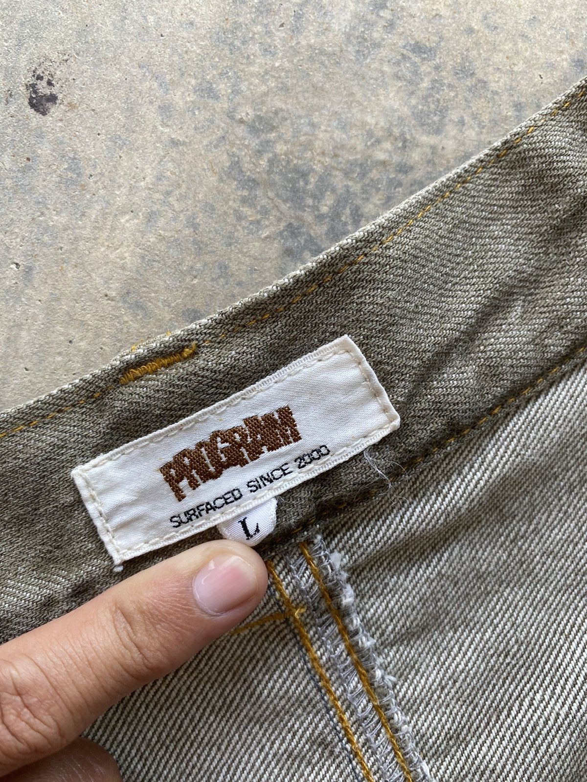 Vintage Vintage Program Surfaced Baker Pants Size US 32 / EU 48 - 9 Thumbnail