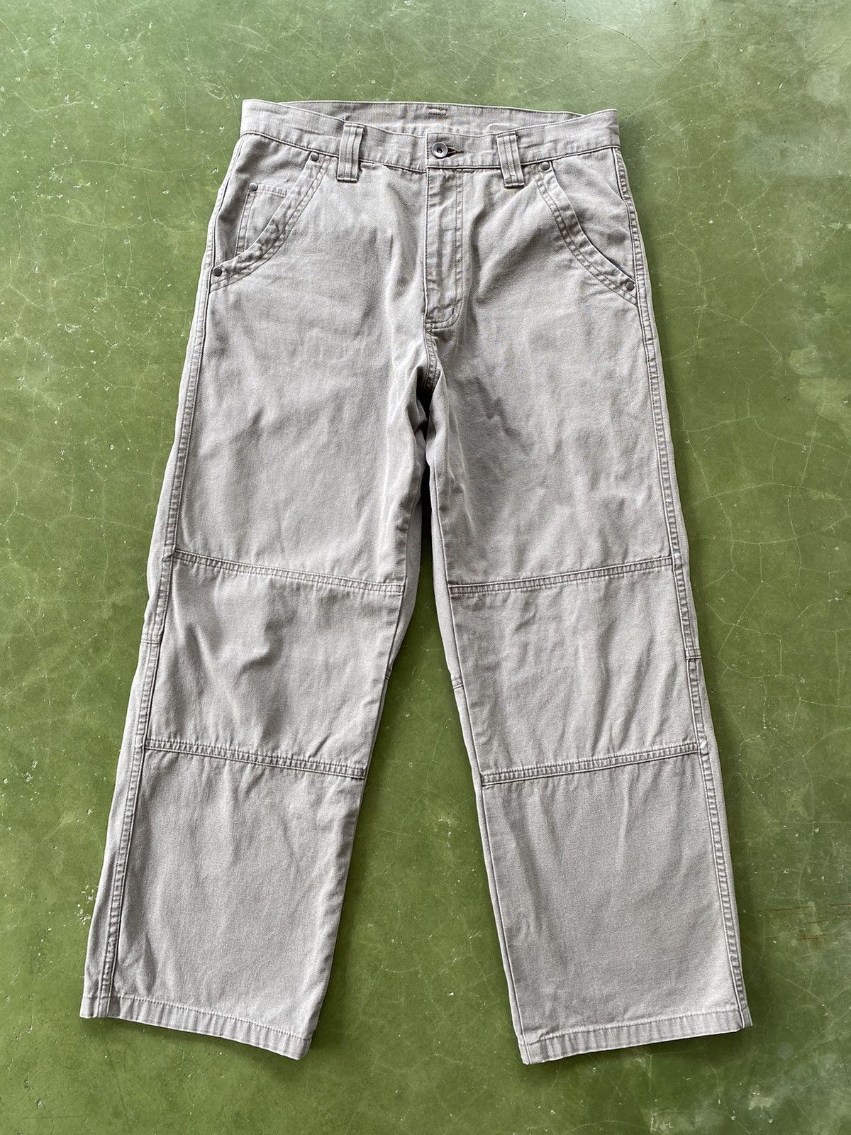 Japanese Brand Vintage Uniqlo Double Knee pants Size US 31 - 1 Thumbnail