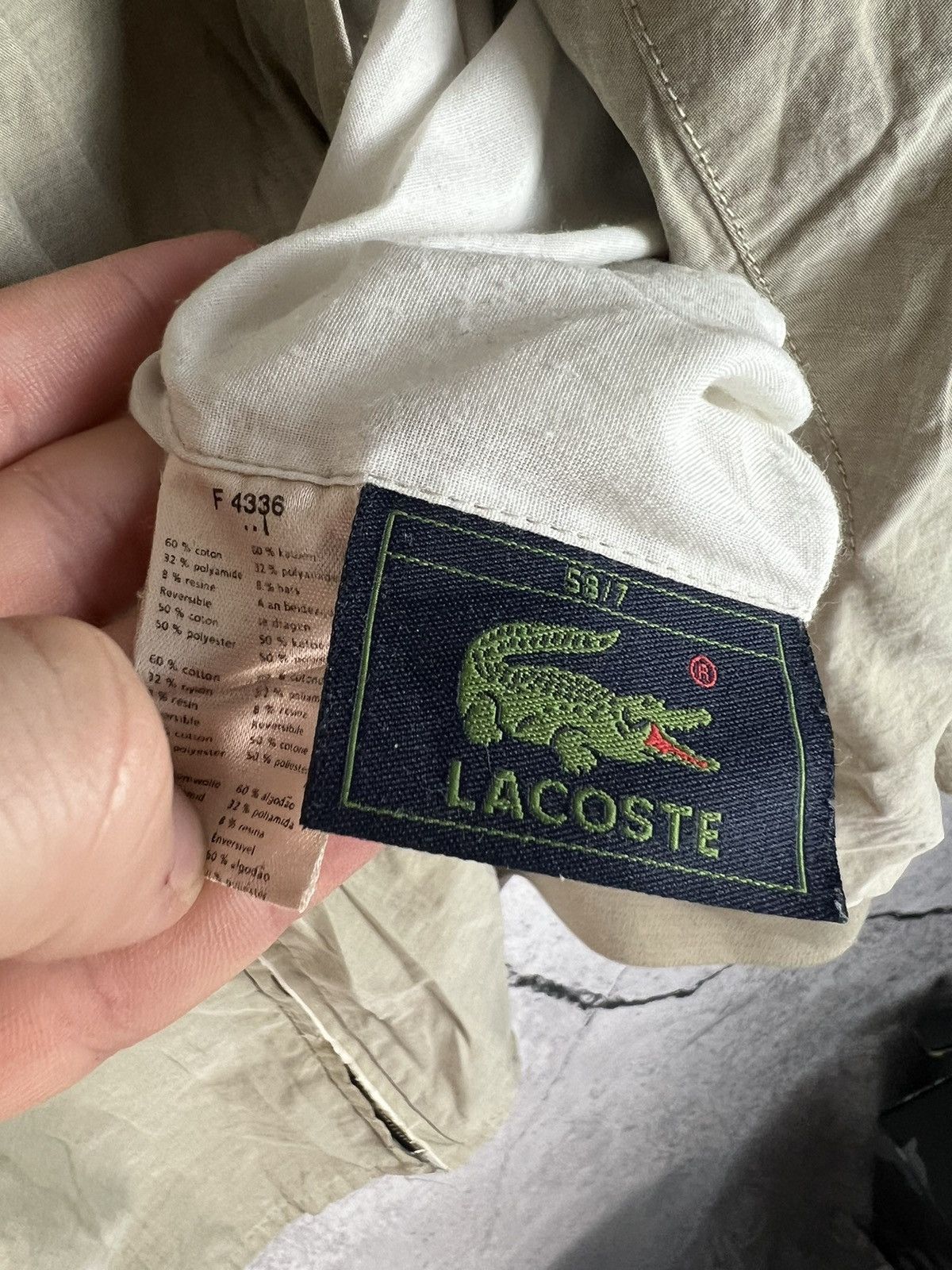 Lacoste Vintage Lacoste reversible checked jacket Size US XXL / EU 58 / 5 - 8 Thumbnail