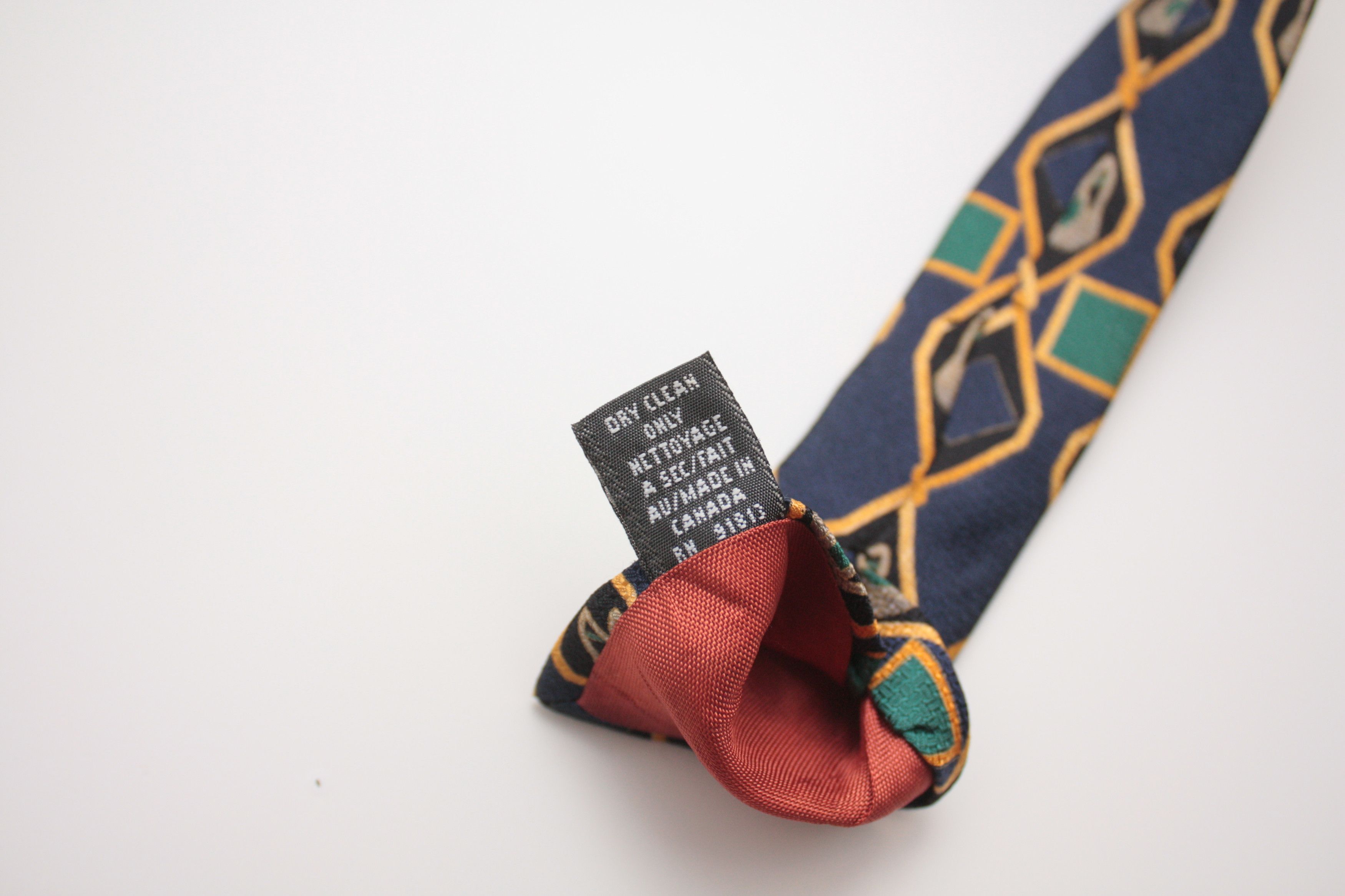 Christian Dior Monsieur Christian Dior Cravate Abstract Silk Tie Size ONE SIZE - 5 Thumbnail