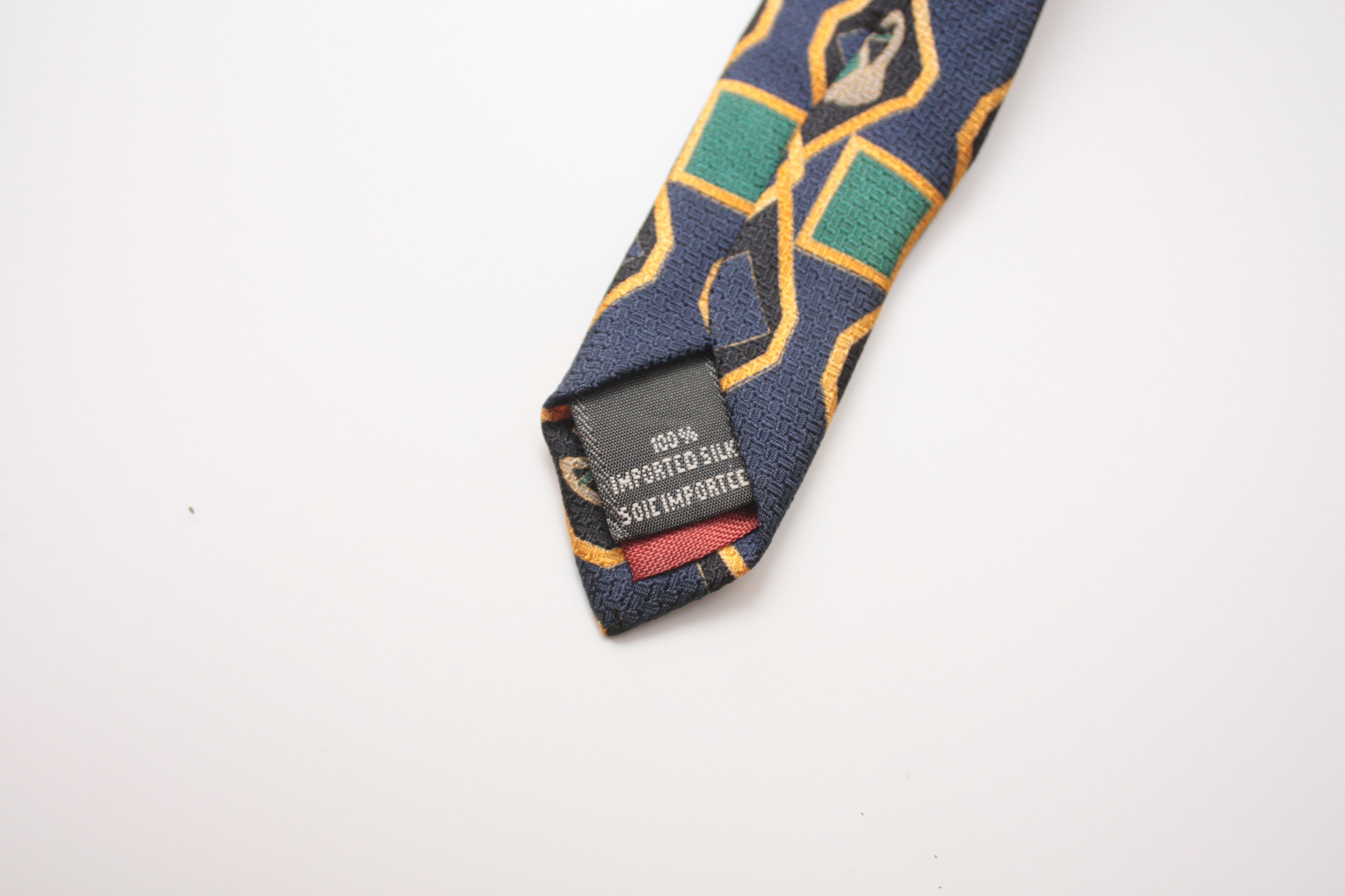 Christian Dior Monsieur Christian Dior Cravate Abstract Silk Tie Size ONE SIZE - 4 Thumbnail