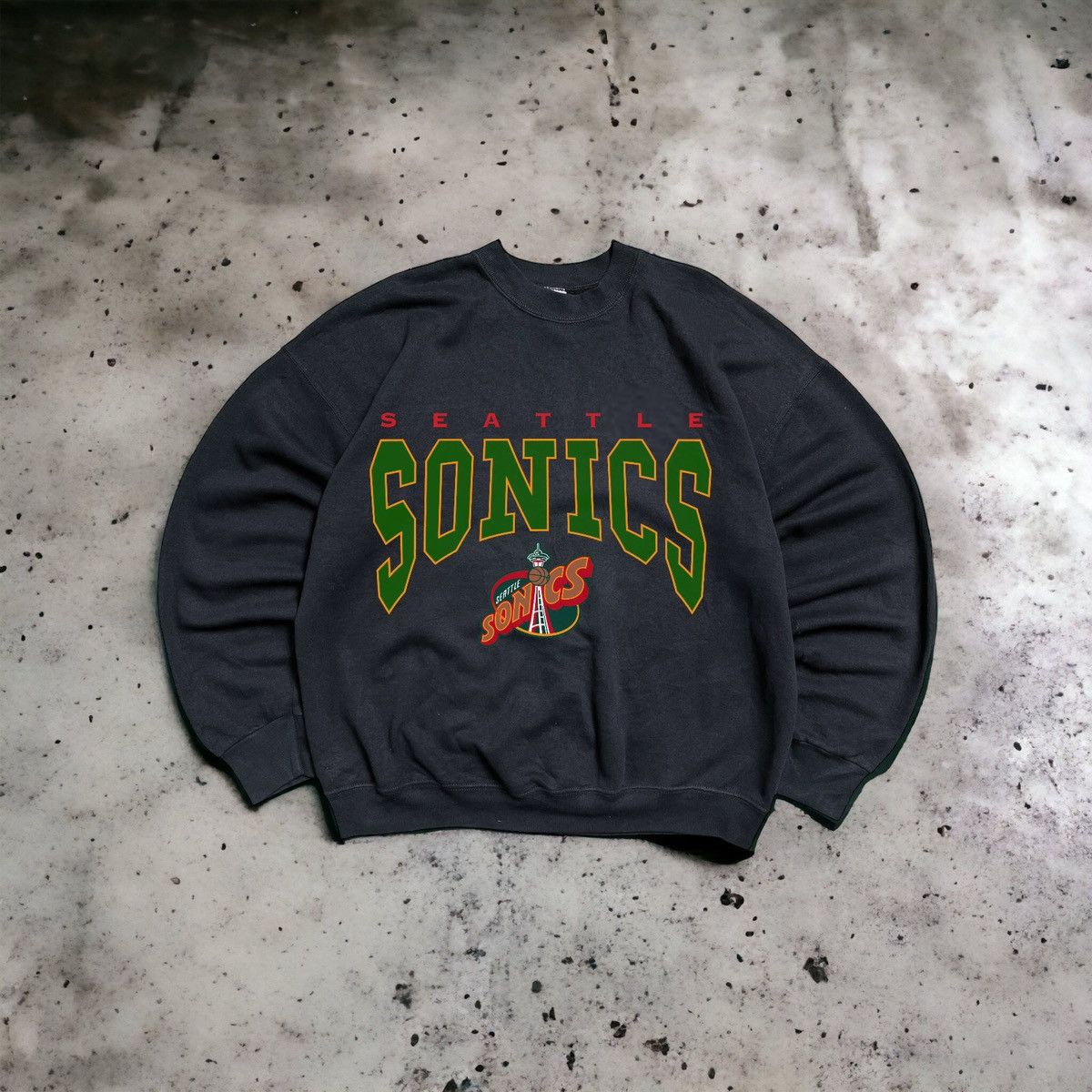 Vintage Vintage 1995 Seattle SuperSonics NBA crewneck sweatshirt. Size US L / EU 52-54 / 3 - 1 Thumbnail