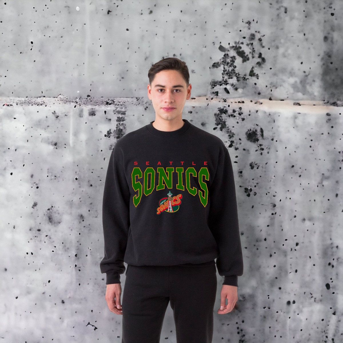 Vintage Vintage 1995 Seattle SuperSonics NBA crewneck sweatshirt. Size US L / EU 52-54 / 3 - 3 Thumbnail