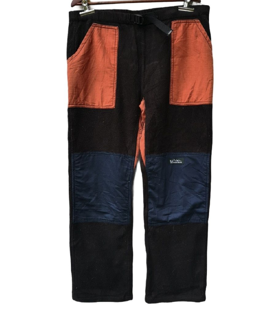 Manastash Japanese Brand Manastash Fleece Pacthwork Pant Size US 35 - 1 Thumbnail