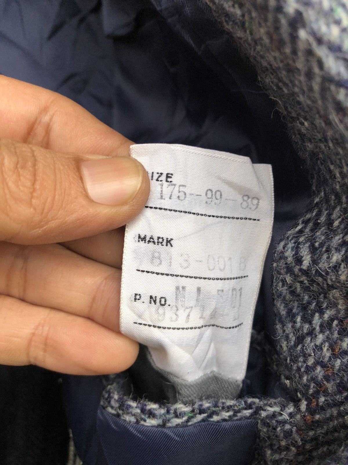 Harris Tweed 🔥JAPANESE DESIGNER HARRIS TWEED BLAZER COAT JACKET Size US L / EU 52-54 / 3 - 7 Thumbnail