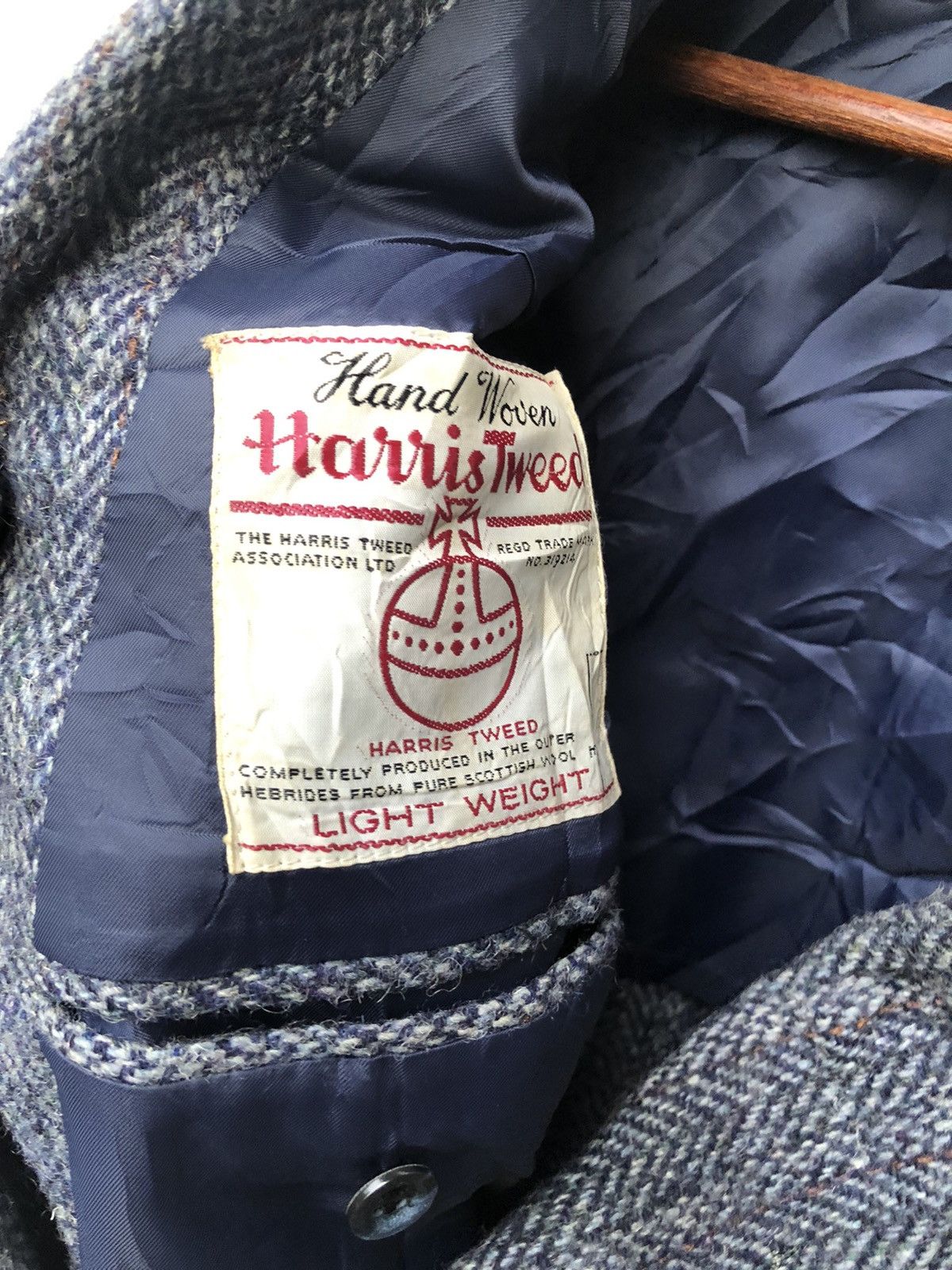 Harris Tweed 🔥JAPANESE DESIGNER HARRIS TWEED BLAZER COAT JACKET Size US L / EU 52-54 / 3 - 3 Thumbnail