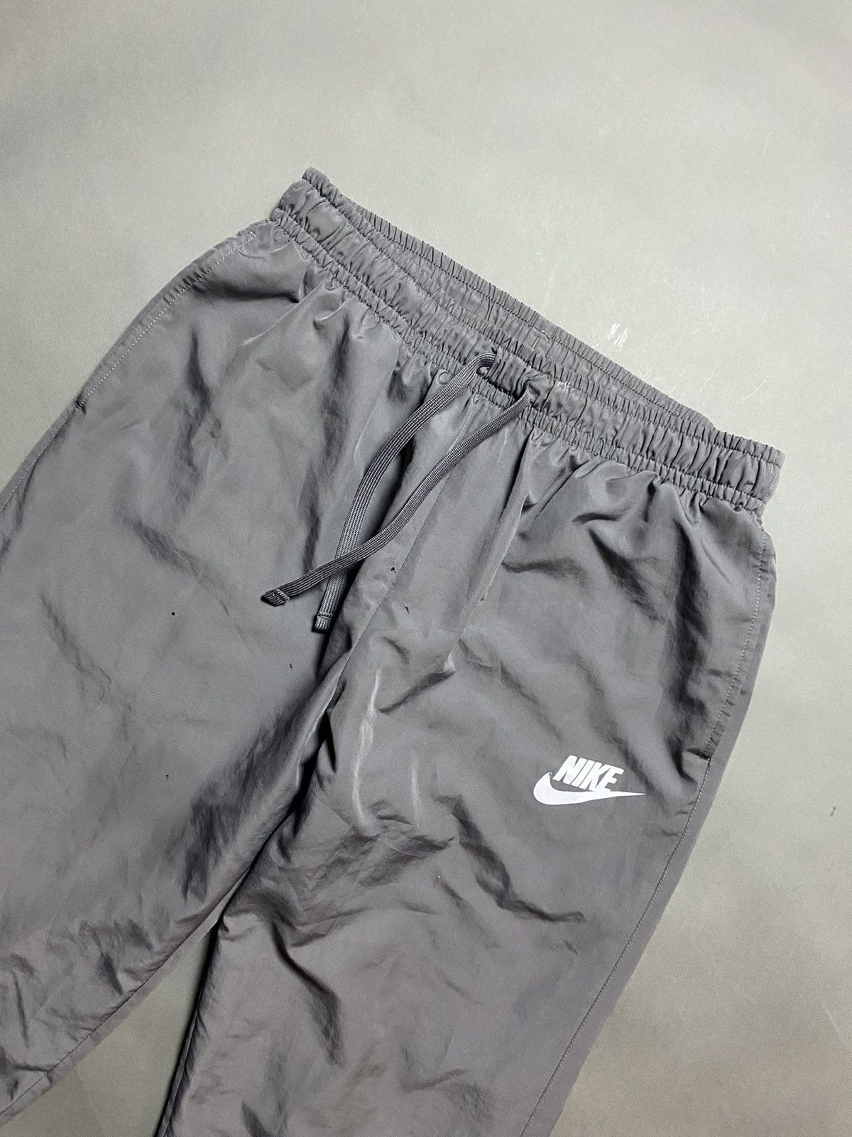 Nike × Vintage Nike track pants grey small logo vintage style Size US 32 / EU 48 - 2 Thumbnail