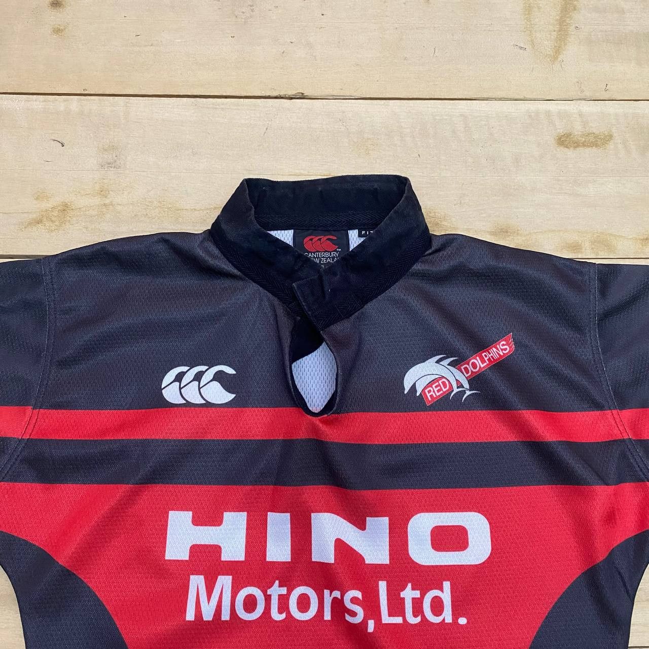 Canterbury of New Zealand × Vintage CANTERBURY DUTRO 22 HINO JERSEY S B688 Size US S / EU 44-46 / 1 - 2 Thumbnail