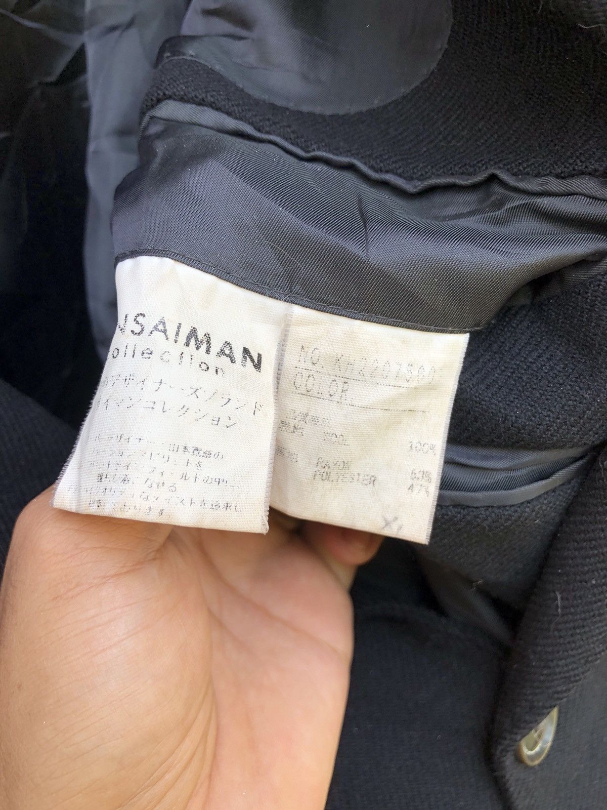 Japanese Brand JAPANESE BRAND CASUAL JACKET KANSAI YAMAMOTO BLAZER JACKET Size 40R - 4 Thumbnail