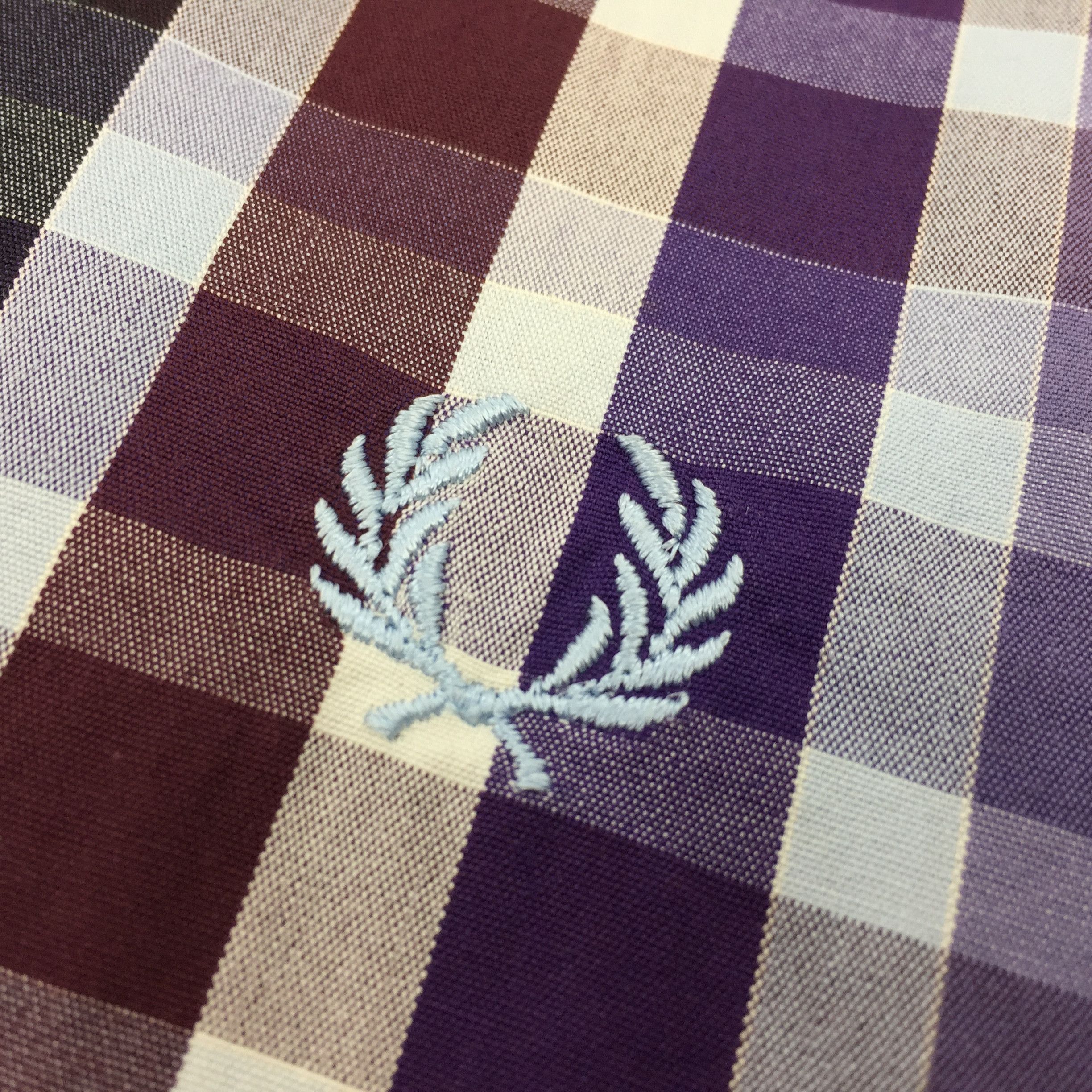 Designer × Fred Perry Fred Perry Pocket Logo Casual Men's Button Up Plaid Shirt Size US M / EU 48-50 / 2 - 4 Thumbnail