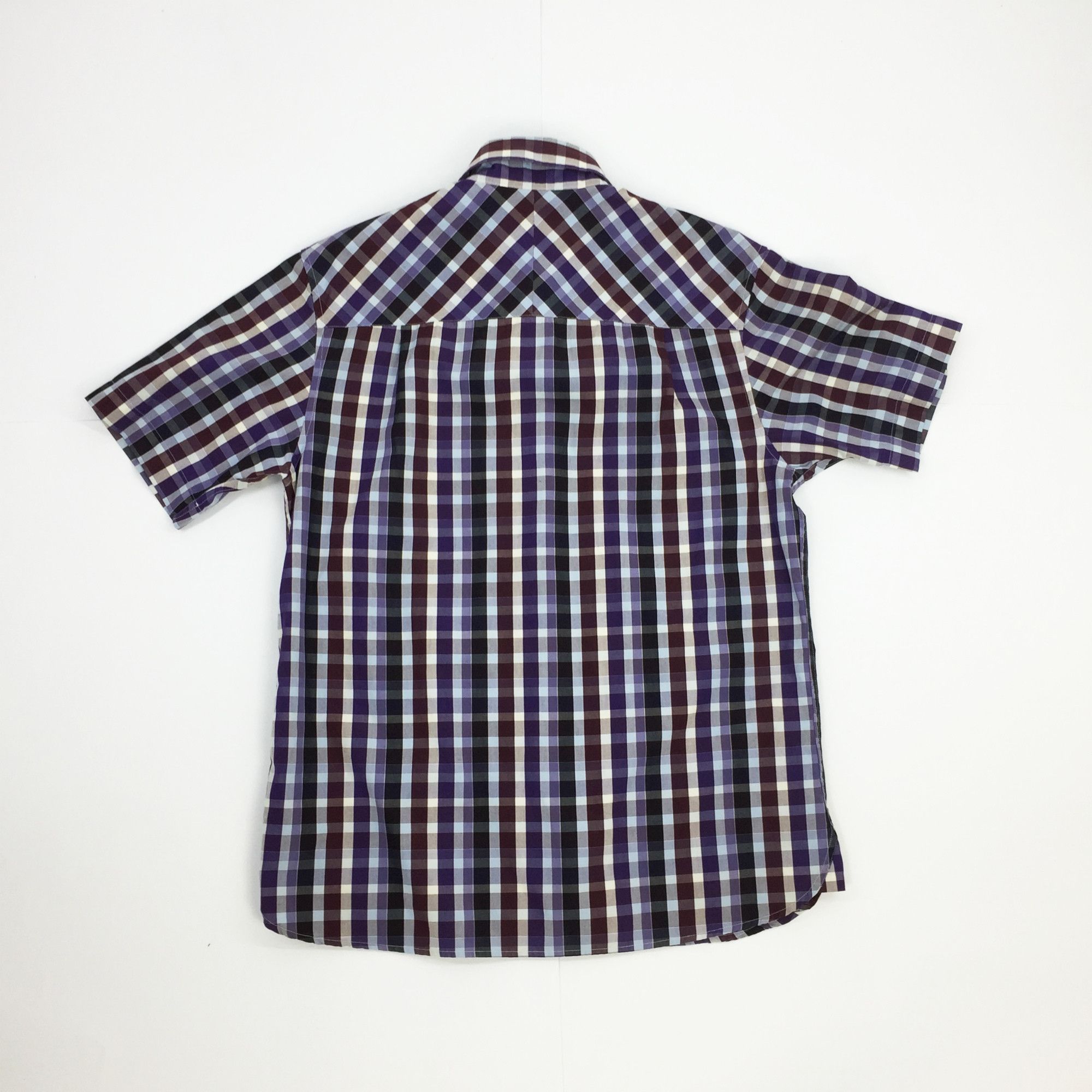 Designer × Fred Perry Fred Perry Pocket Logo Casual Men's Button Up Plaid Shirt Size US M / EU 48-50 / 2 - 9 Thumbnail