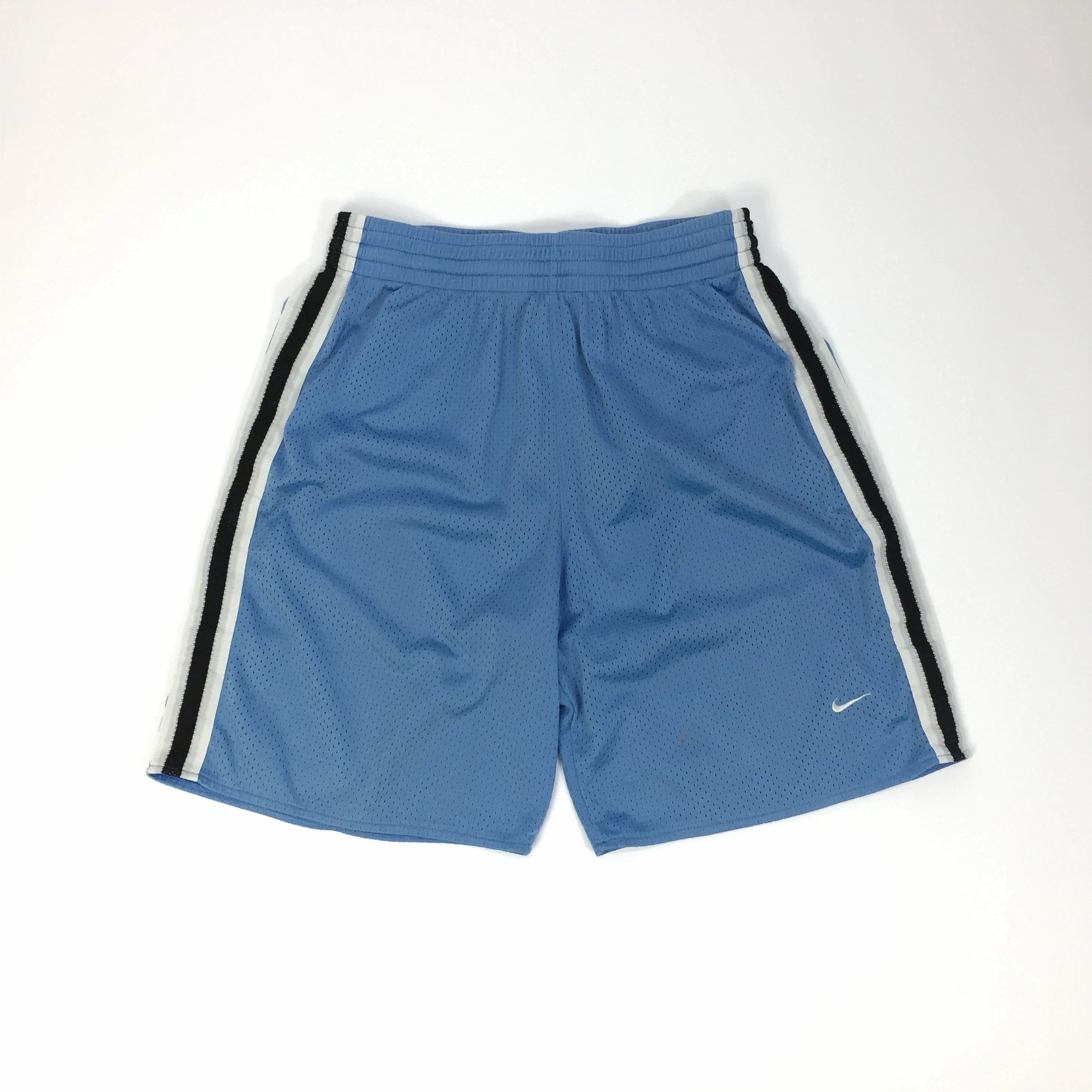 Nike × Vintage Vintage Nike Mini Swoosh Logo Basketball Nylon Shorts Size US 32 / EU 48 - 1 Thumbnail