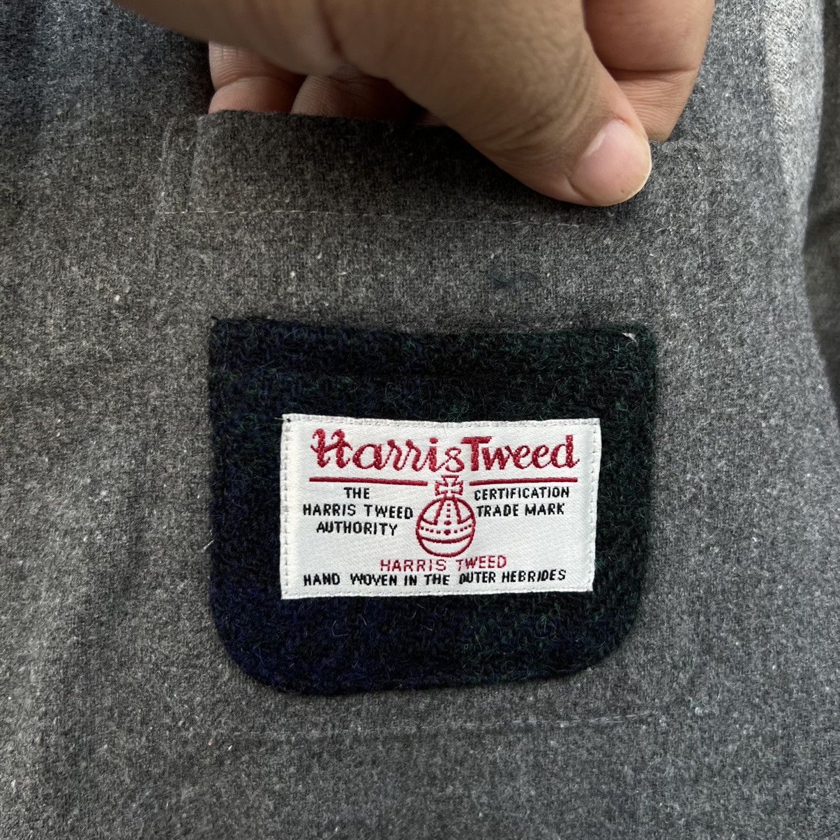 Harris Tweed VINTAGE HARRIS TWEED WOOL VARSITY JACKET JAPAN Size S / US 4 / IT 40 - 10 Thumbnail