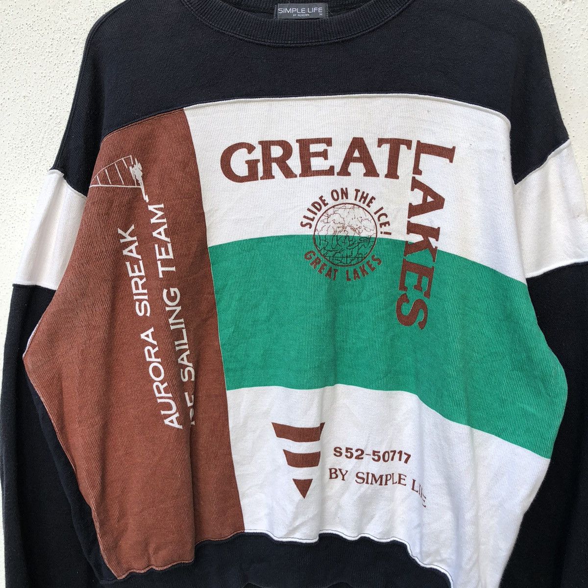 RENOWN 🔥RARE VINTAGE RENOWN COLOURBLOCK SWEATSHIRT JACKET Size US M / EU 48-50 / 2 - 4 Thumbnail