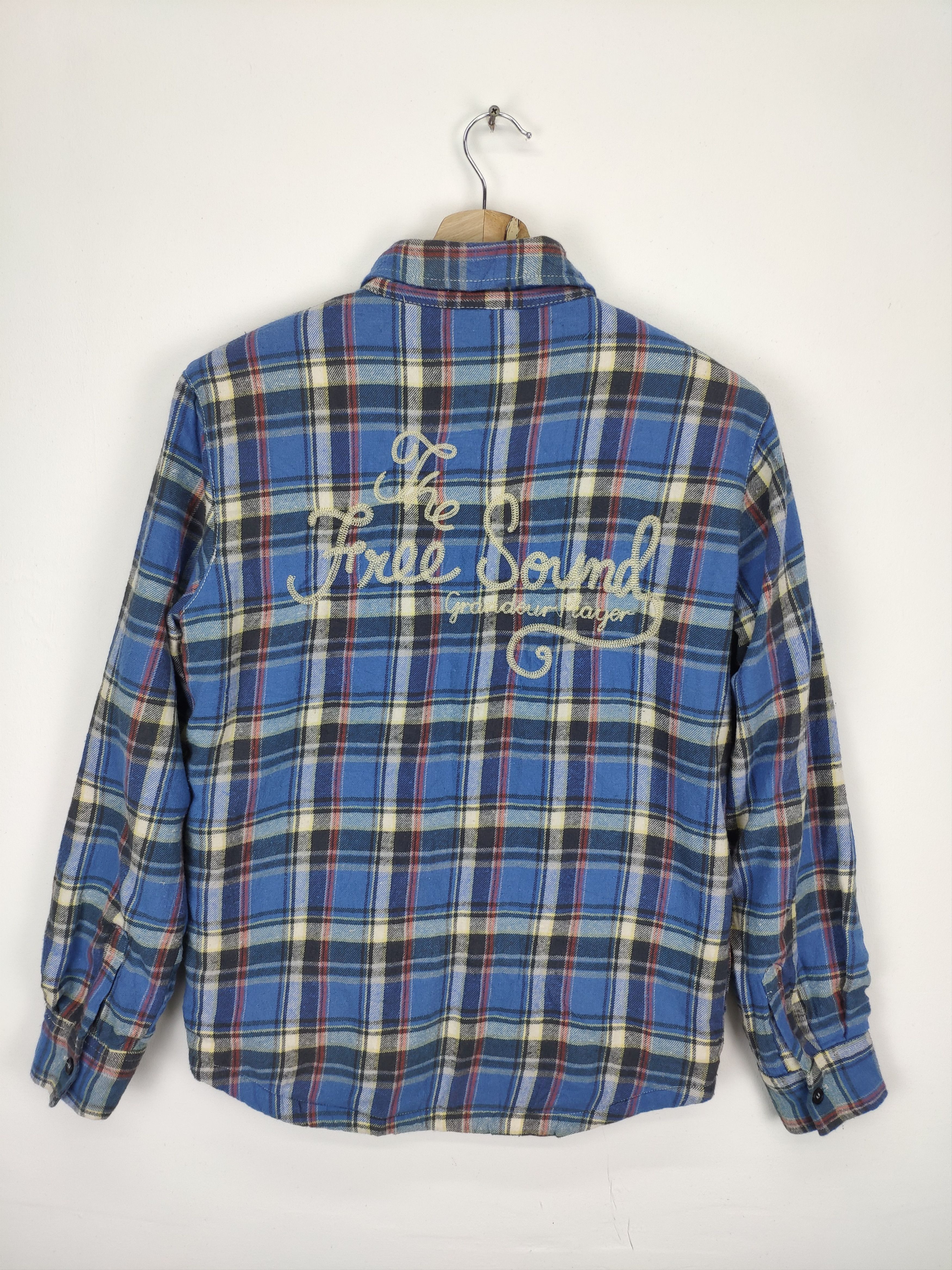 14th Addiction × Flannel × Japanese Brand Vintage Plaid Flannel Jacket Lining Sherpa Travis Style Size US S / EU 44-46 / 1 - 13 Thumbnail