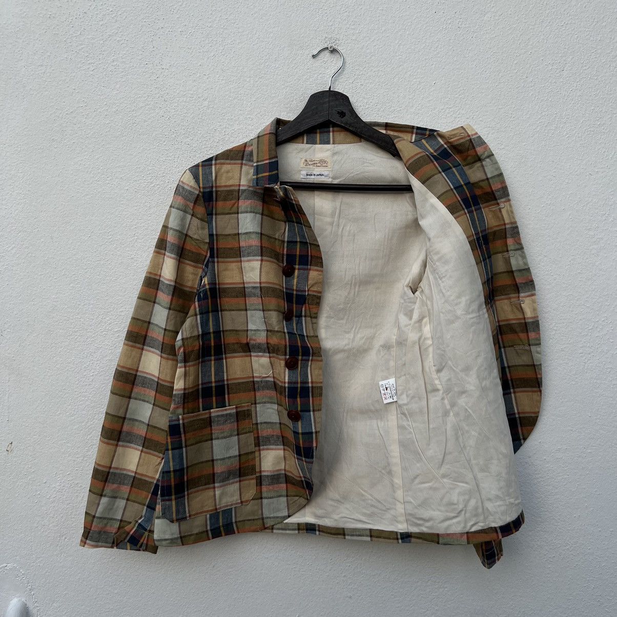 Beams Plus VINTAGE BEAMS JAPAN BUTTON JACKET TARTAN DESIGN Size US S / EU 44-46 / 1 - 11 Thumbnail