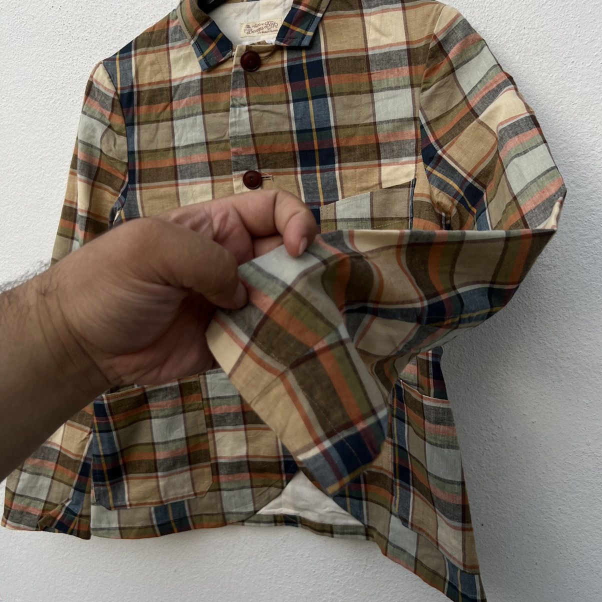 Beams Plus VINTAGE BEAMS JAPAN BUTTON JACKET TARTAN DESIGN Size US S / EU 44-46 / 1 - 7 Thumbnail