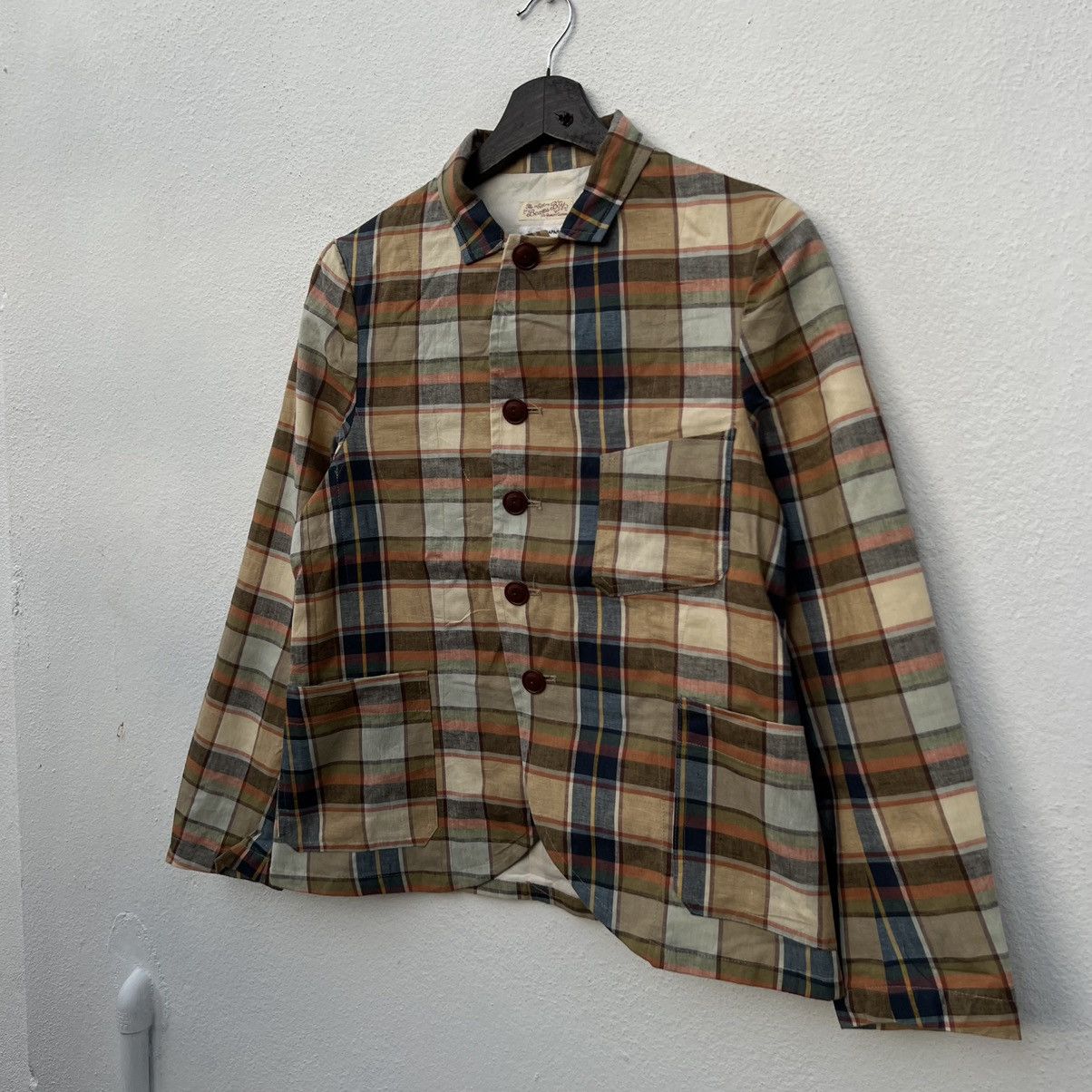 Beams Plus VINTAGE BEAMS JAPAN BUTTON JACKET TARTAN DESIGN Size US S / EU 44-46 / 1 - 2 Thumbnail