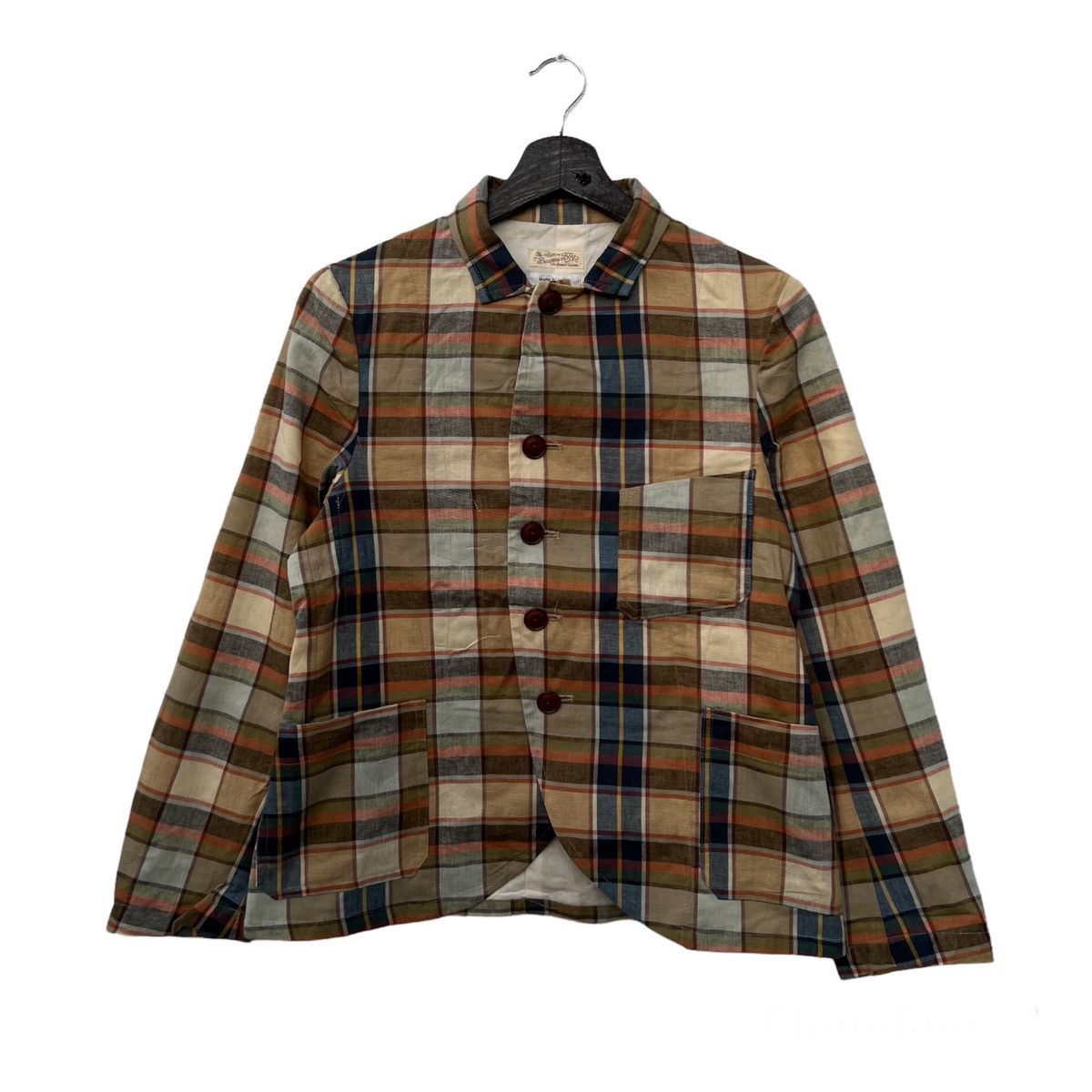 Beams Plus VINTAGE BEAMS JAPAN BUTTON JACKET TARTAN DESIGN Size US S / EU 44-46 / 1 - 1 Thumbnail