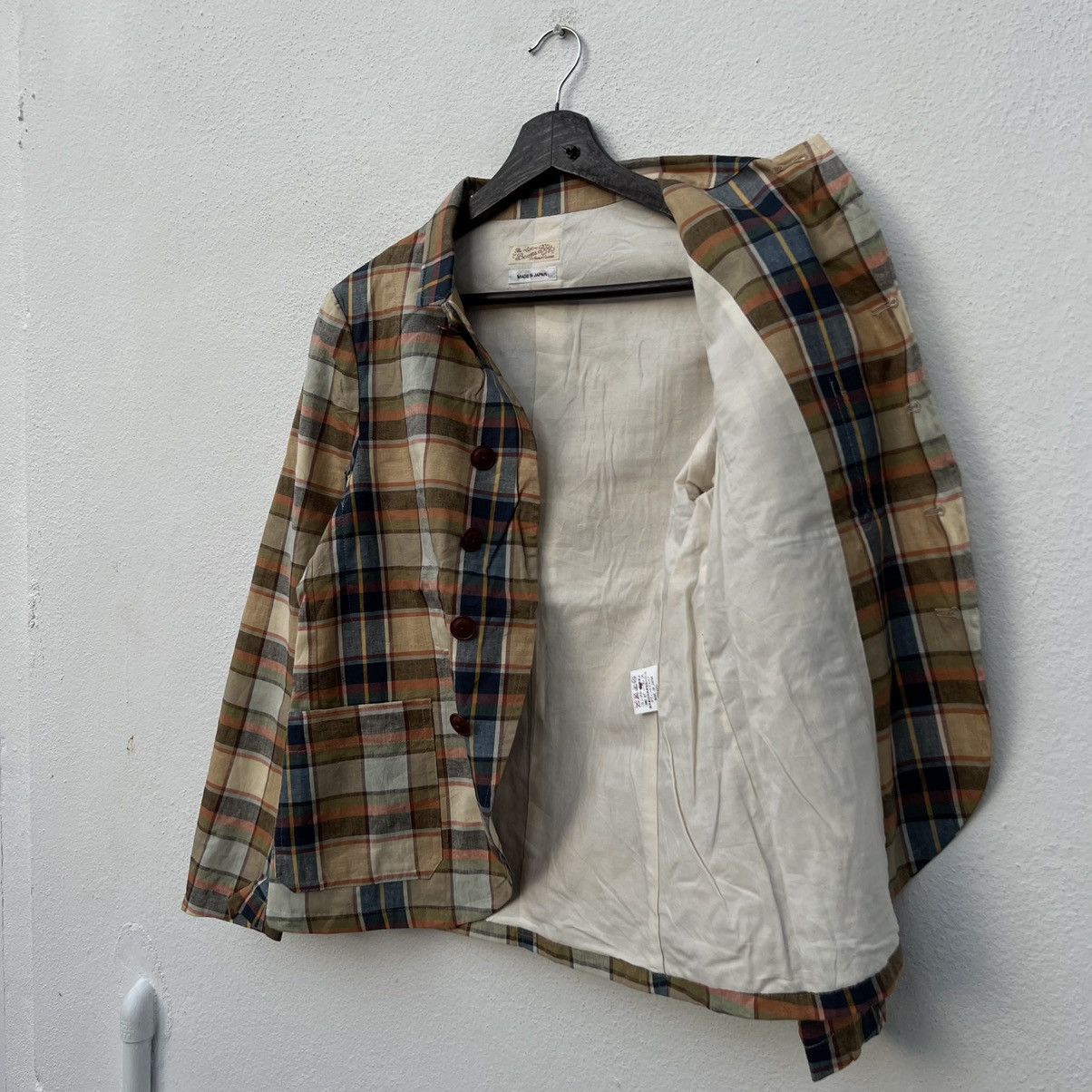 Beams Plus VINTAGE BEAMS JAPAN BUTTON JACKET TARTAN DESIGN Size US S / EU 44-46 / 1 - 12 Thumbnail
