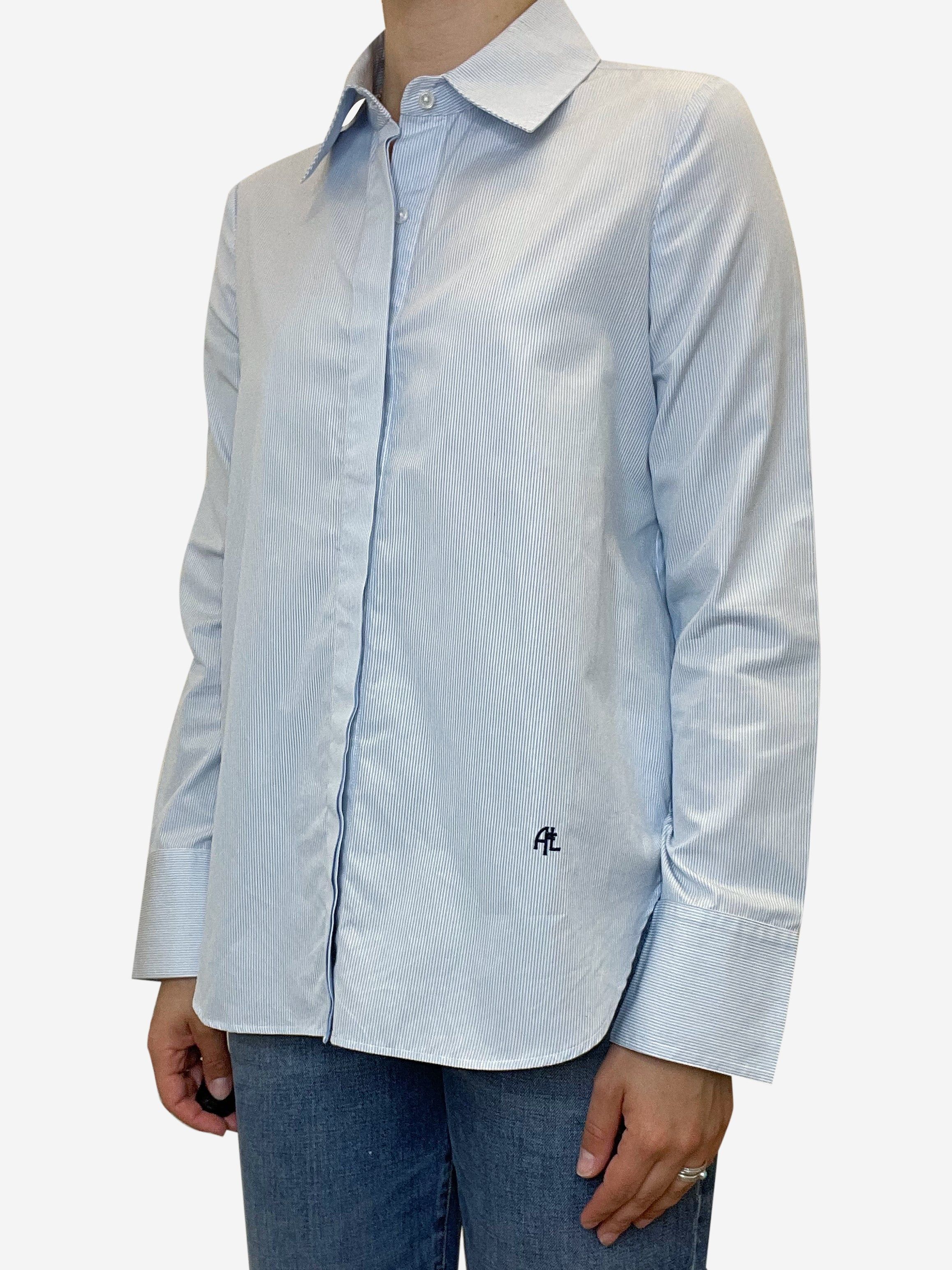 Blue shirt - size UK 8
