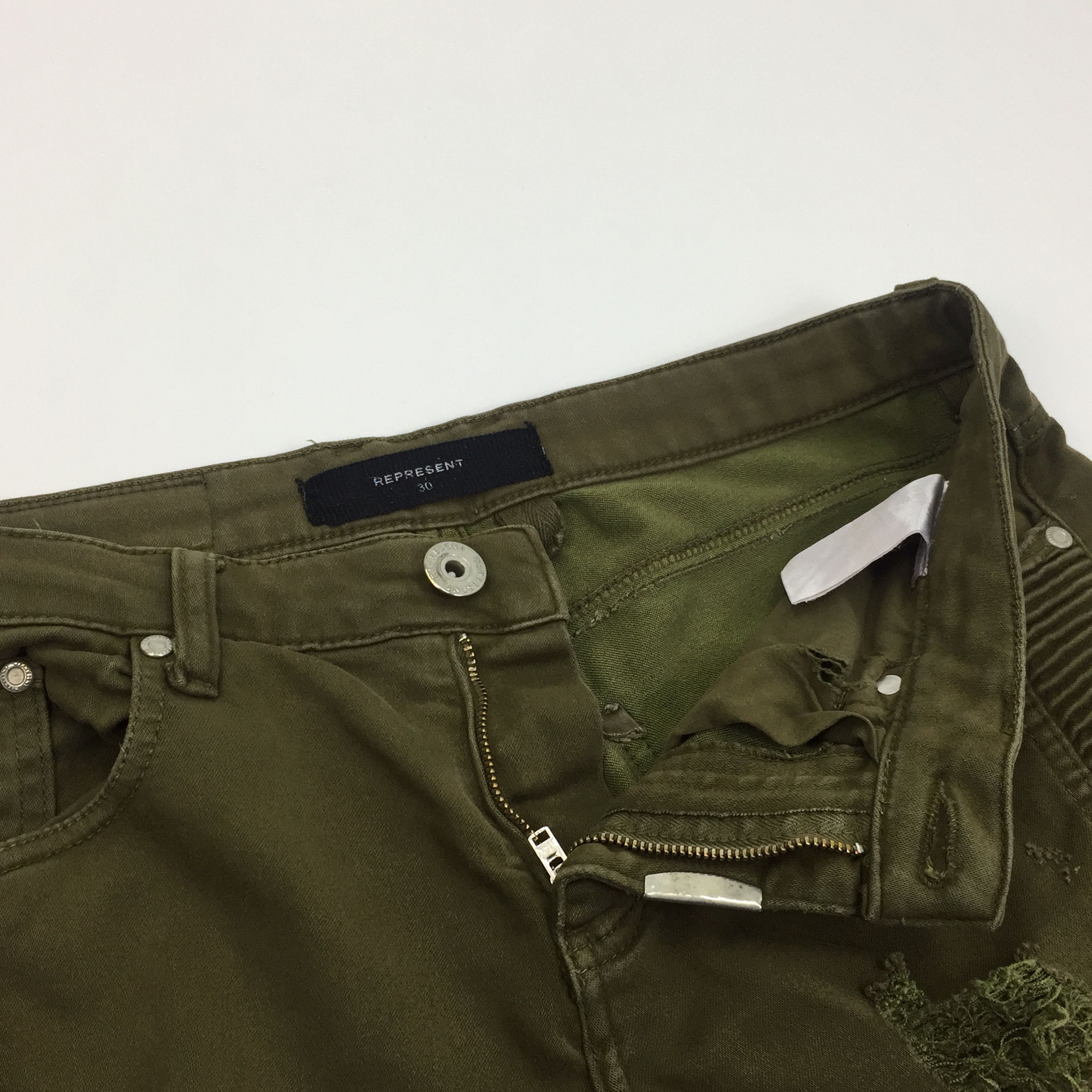 Represent Clo. Represent Biker Jeans Destroy Pants Size US 30 / EU 46 - 4 Thumbnail
