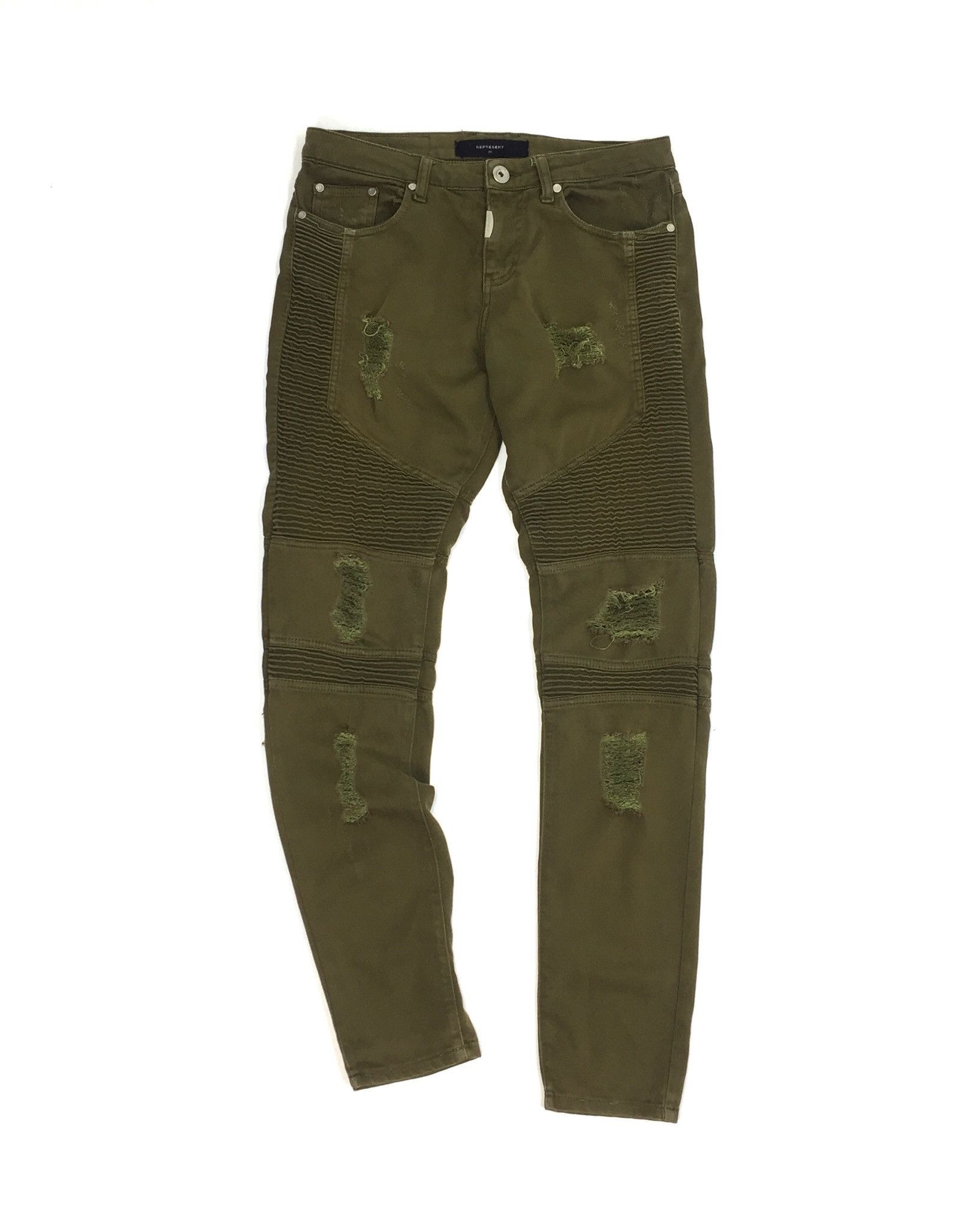 Represent Clo. Represent Biker Jeans Destroy Pants Size US 30 / EU 46 - 1 Thumbnail