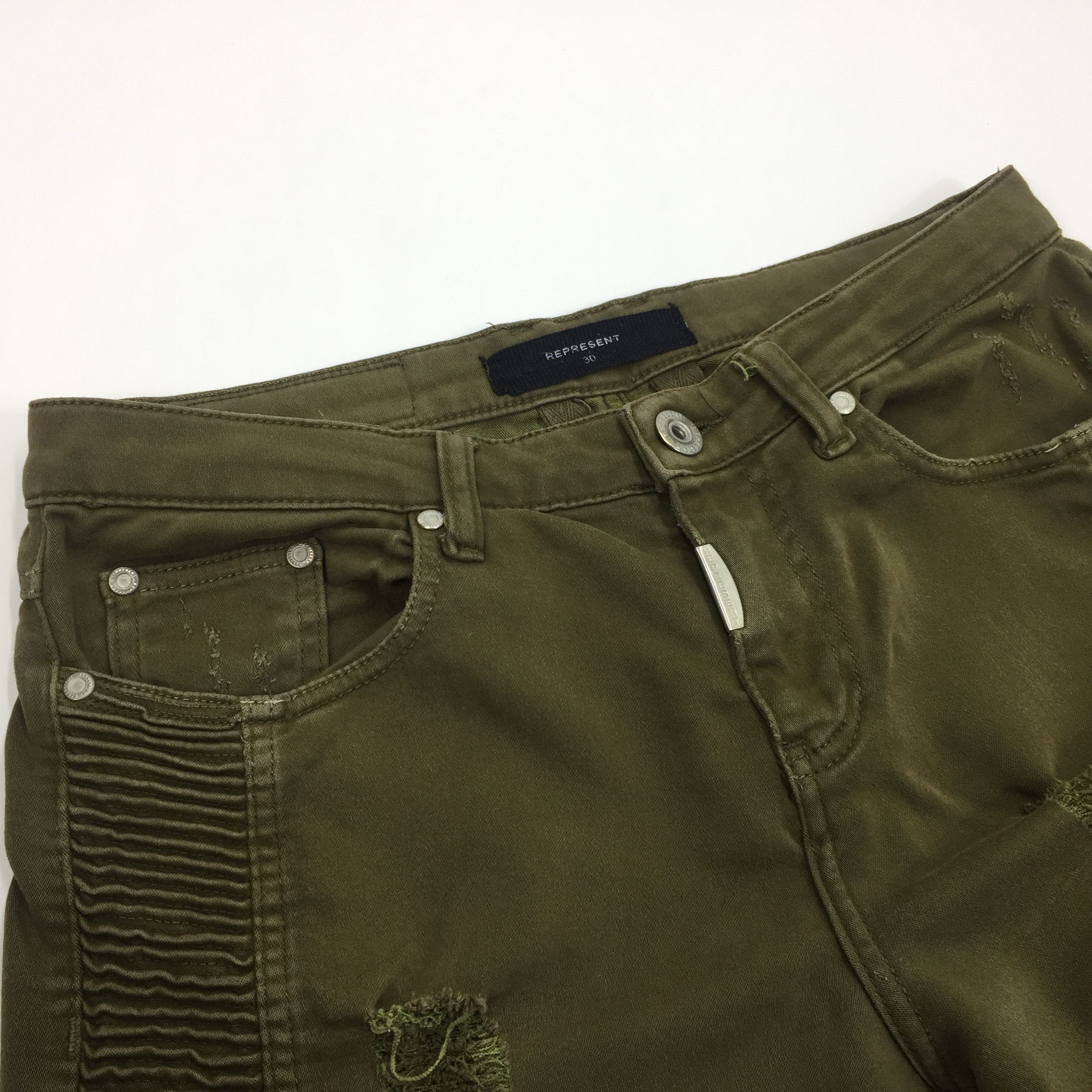 Represent Clo. Represent Biker Jeans Destroy Pants Size US 30 / EU 46 - 3 Thumbnail