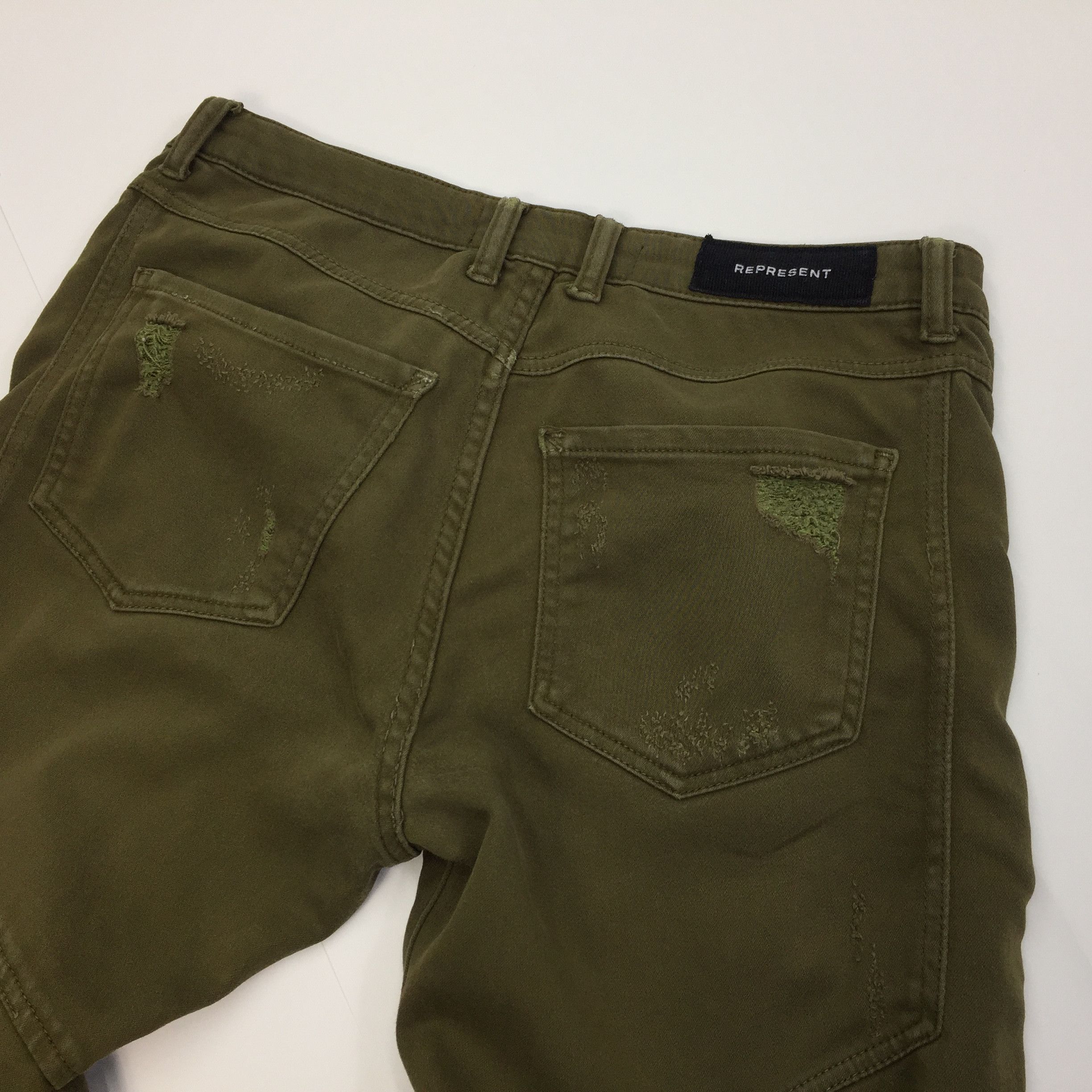 Represent Clo. Represent Biker Jeans Destroy Pants Size US 30 / EU 46 - 11 Thumbnail
