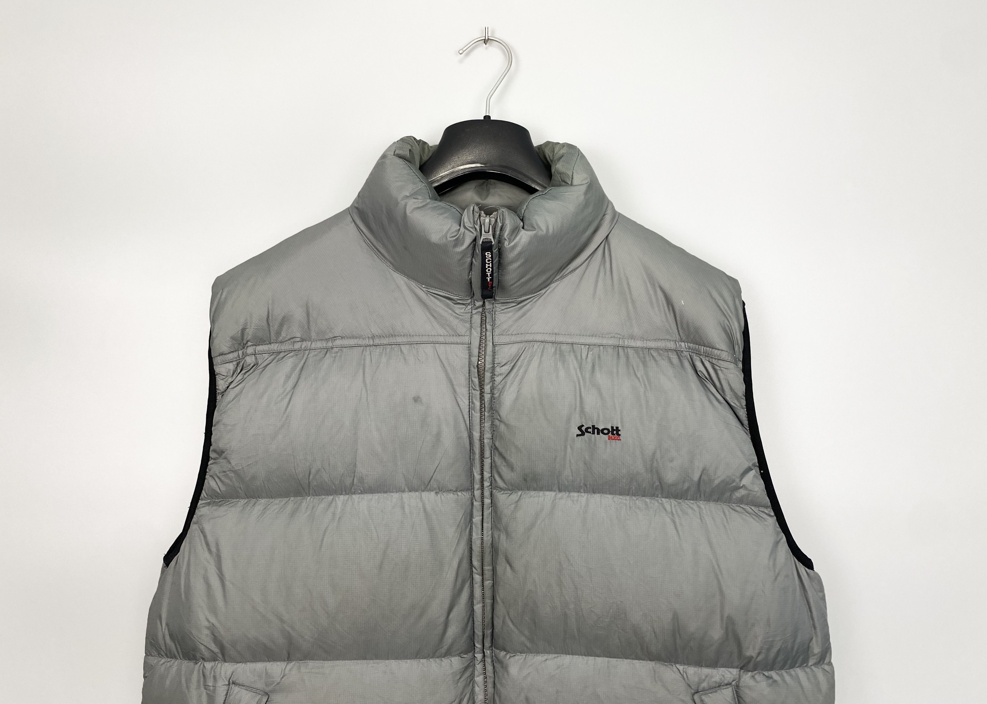 Schott Vintage Schott NYC Down Vest Size US XXL / EU 58 / 5 - 2 Thumbnail