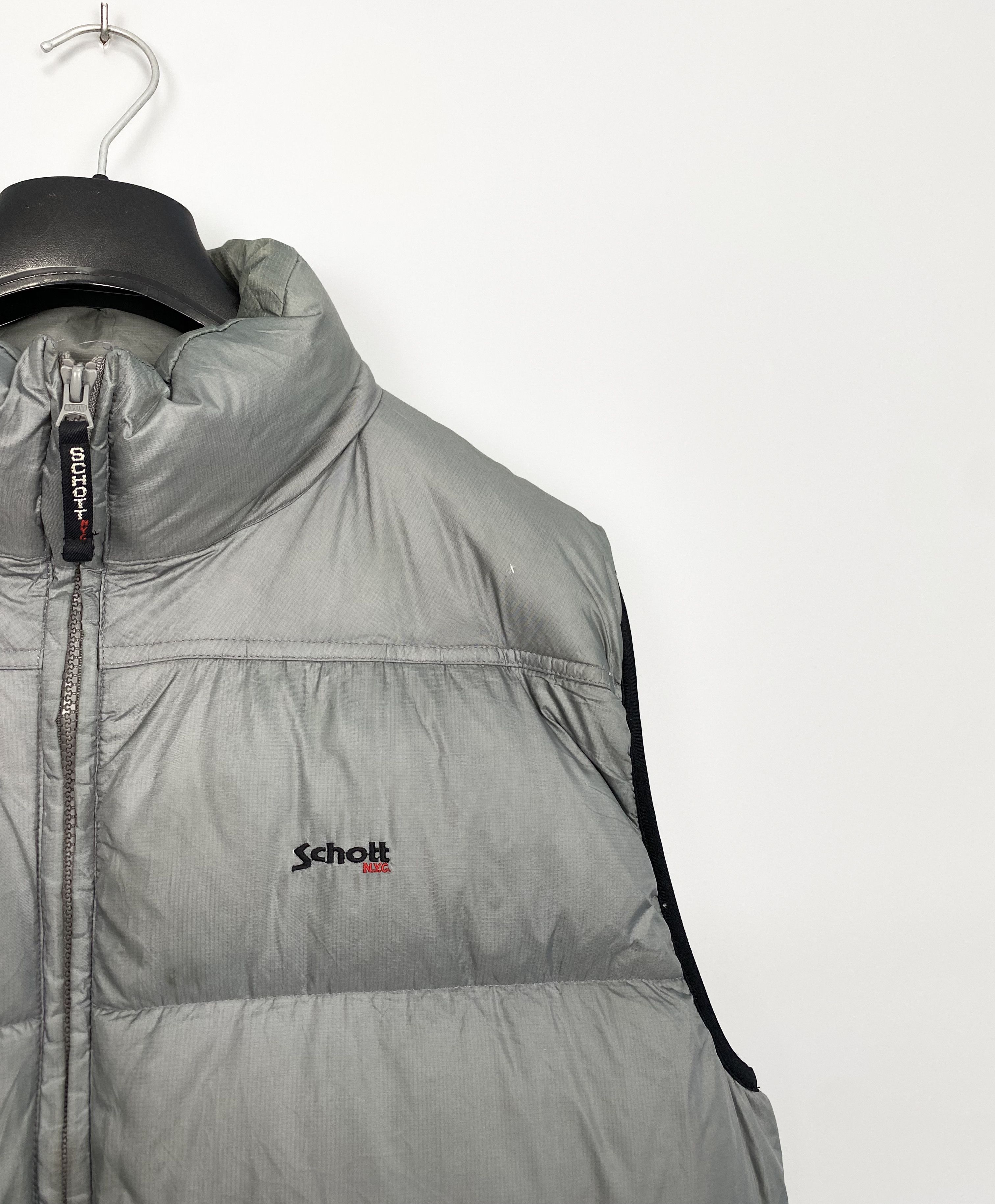 Schott Vintage Schott NYC Down Vest Size US XXL / EU 58 / 5 - 3 Thumbnail