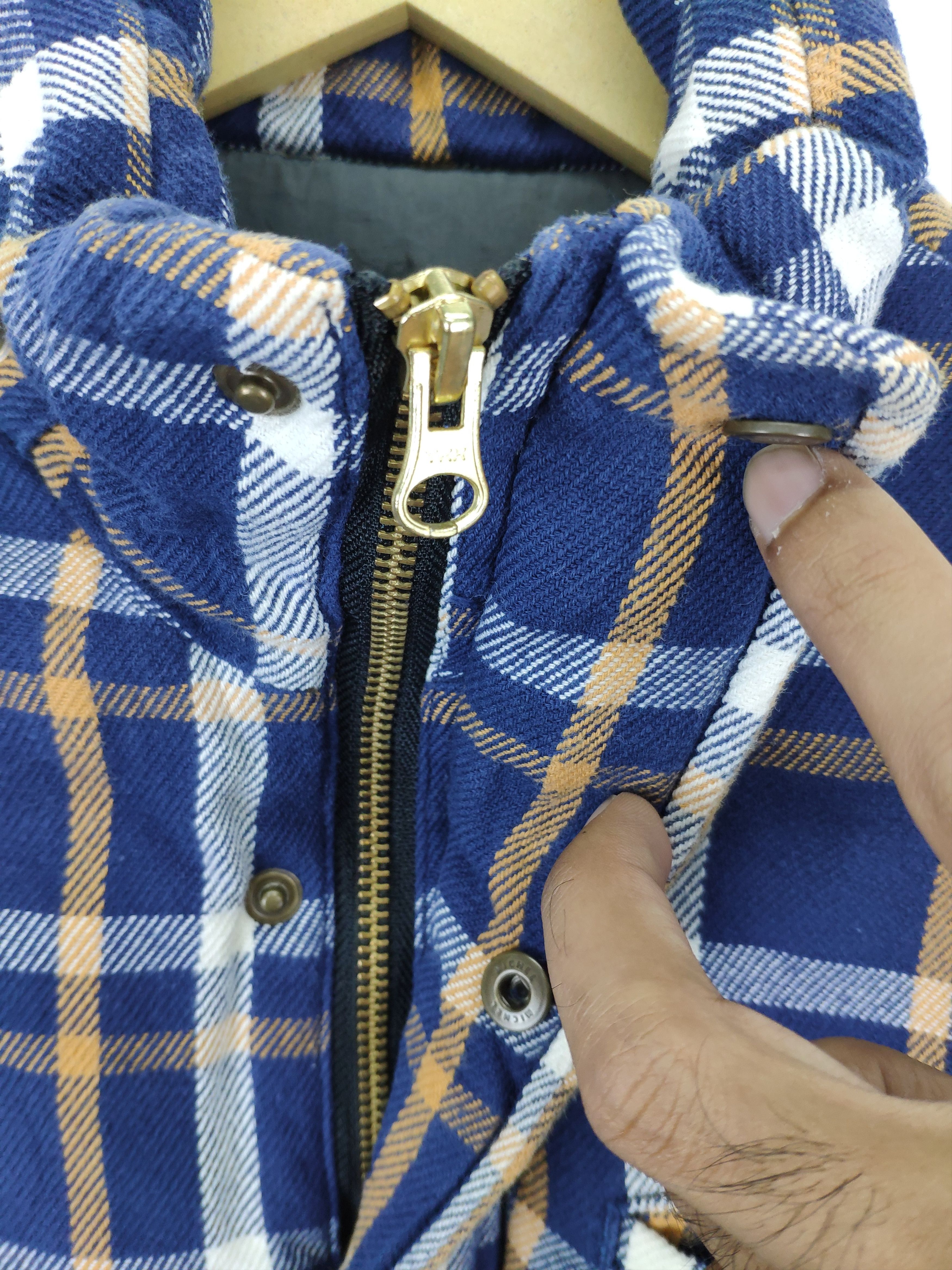 Flannel × Japanese Brand × Vintage Vintage 90s Flannel Jacket Oil Clothing Service Travis Style Size US S / EU 44-46 / 1 - 8 Thumbnail