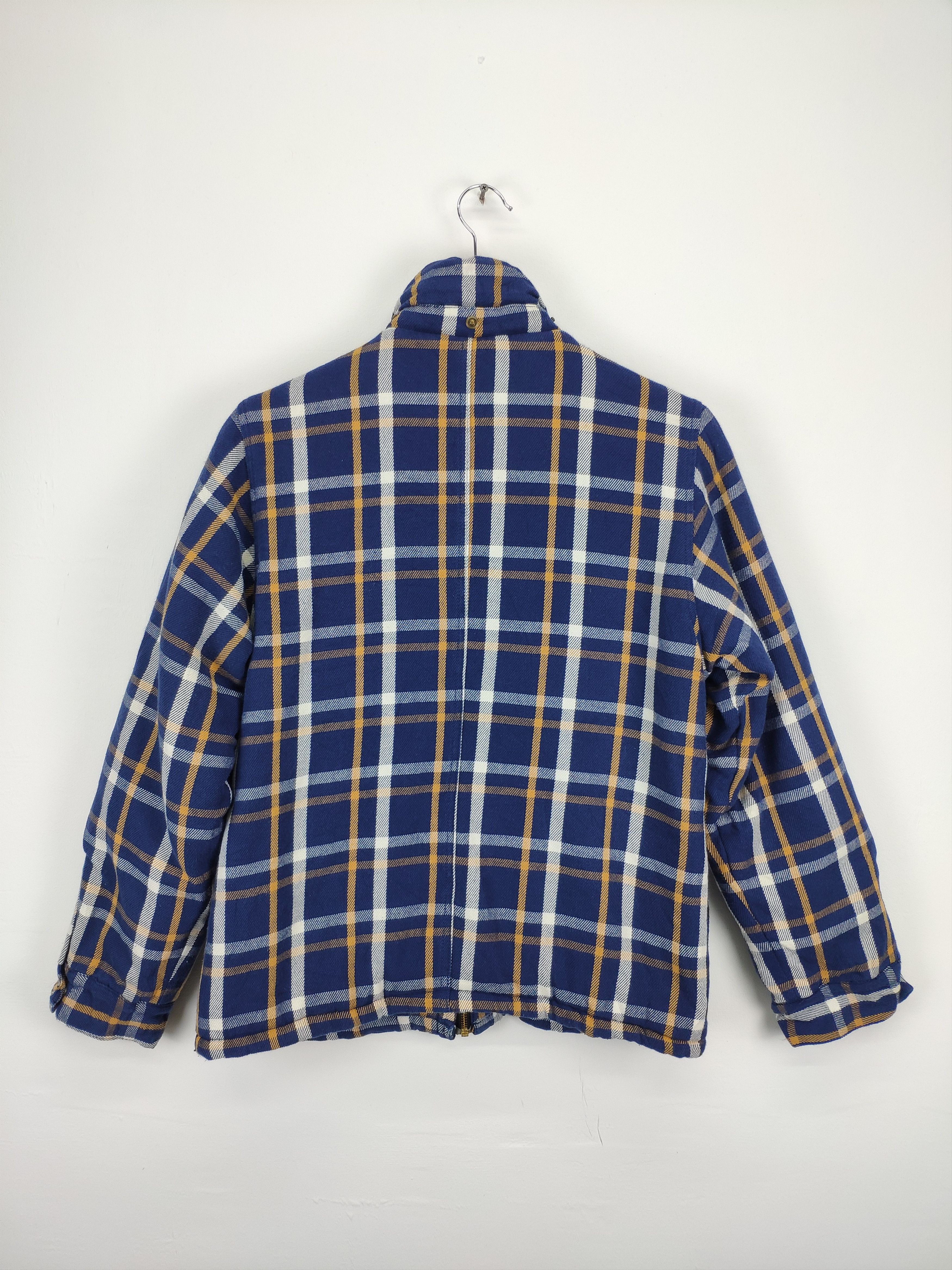Flannel × Japanese Brand × Vintage Vintage 90s Flannel Jacket Oil Clothing Service Travis Style Size US S / EU 44-46 / 1 - 12 Thumbnail