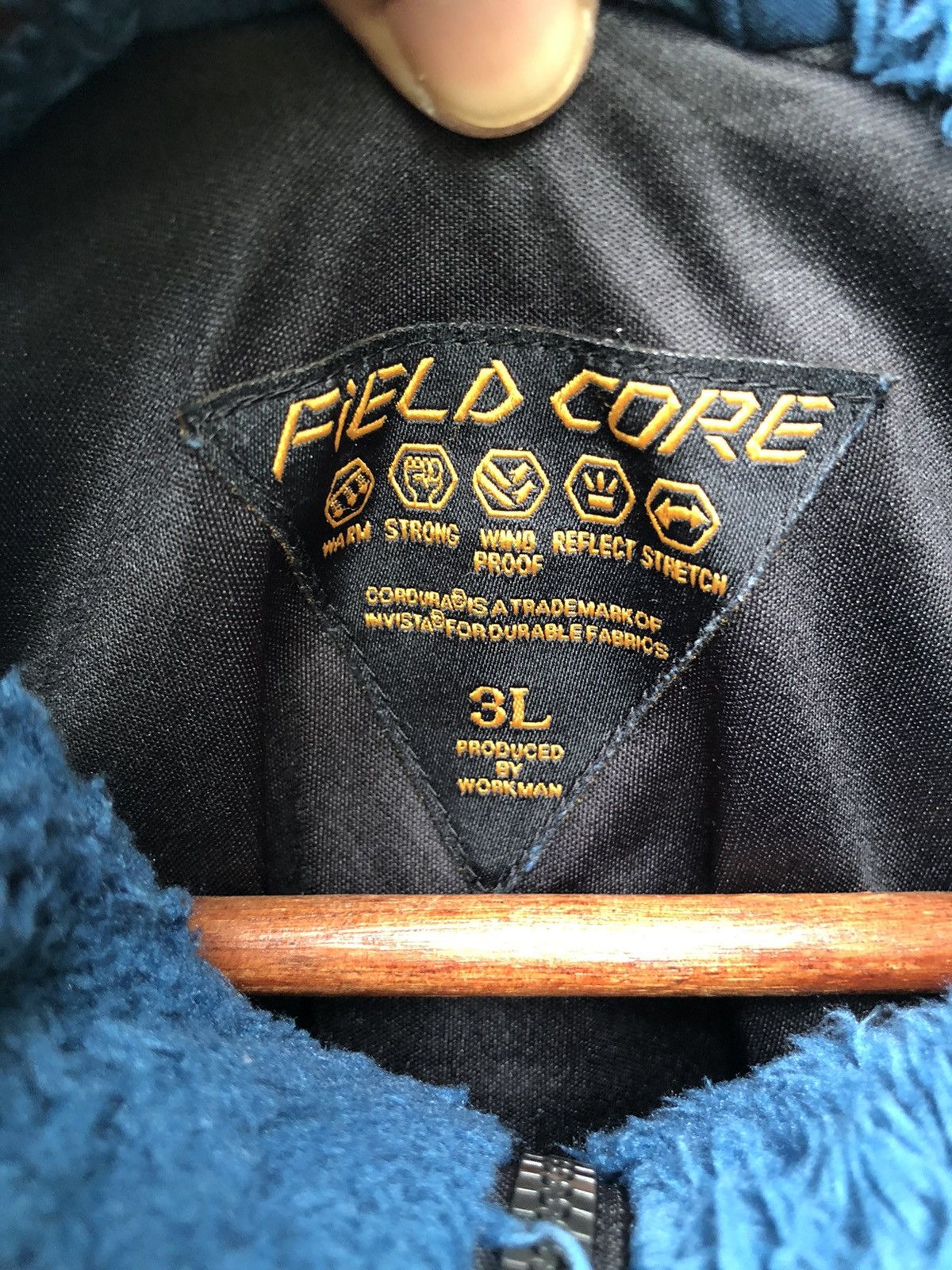 Japanese Brand Field Core Fur Fleece MultiFuction Jacket Workwear Style Size US L / EU 52-54 / 3 - 4 Thumbnail