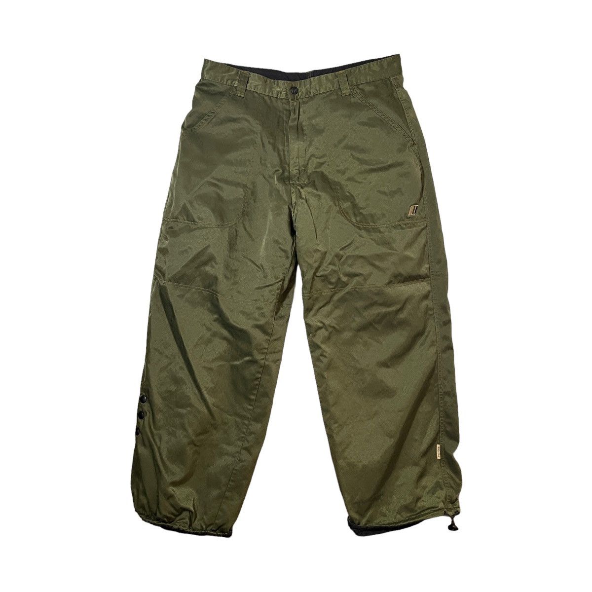 Jnco × Streetwear × Vintage Y2K Macgear Reversible Pants Green 