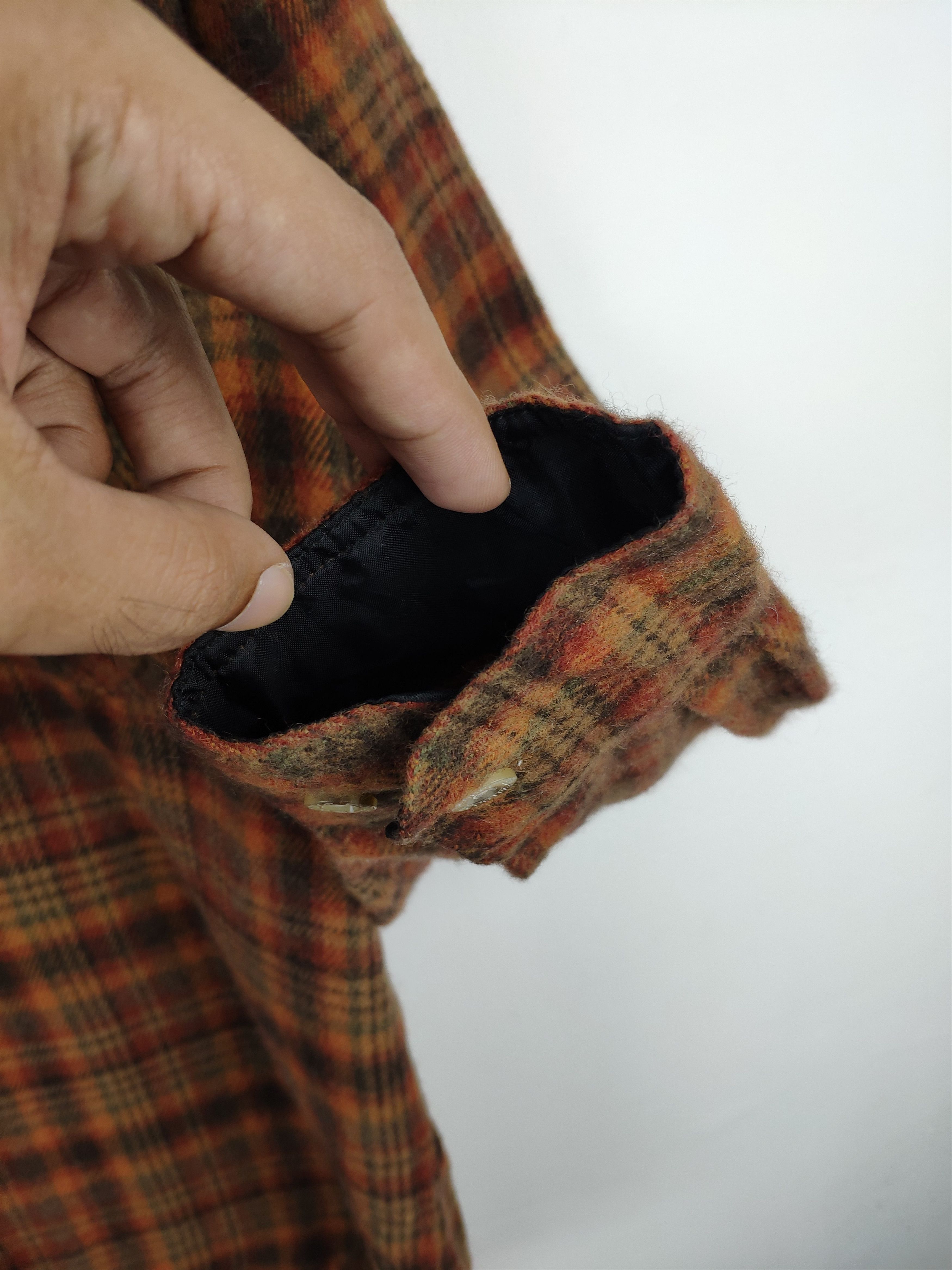 Flannel × Japanese Brand × Vintage Vintage Outdoor Wool Flannel Checkered Travis Style Size US M / EU 48-50 / 2 - 7 Thumbnail