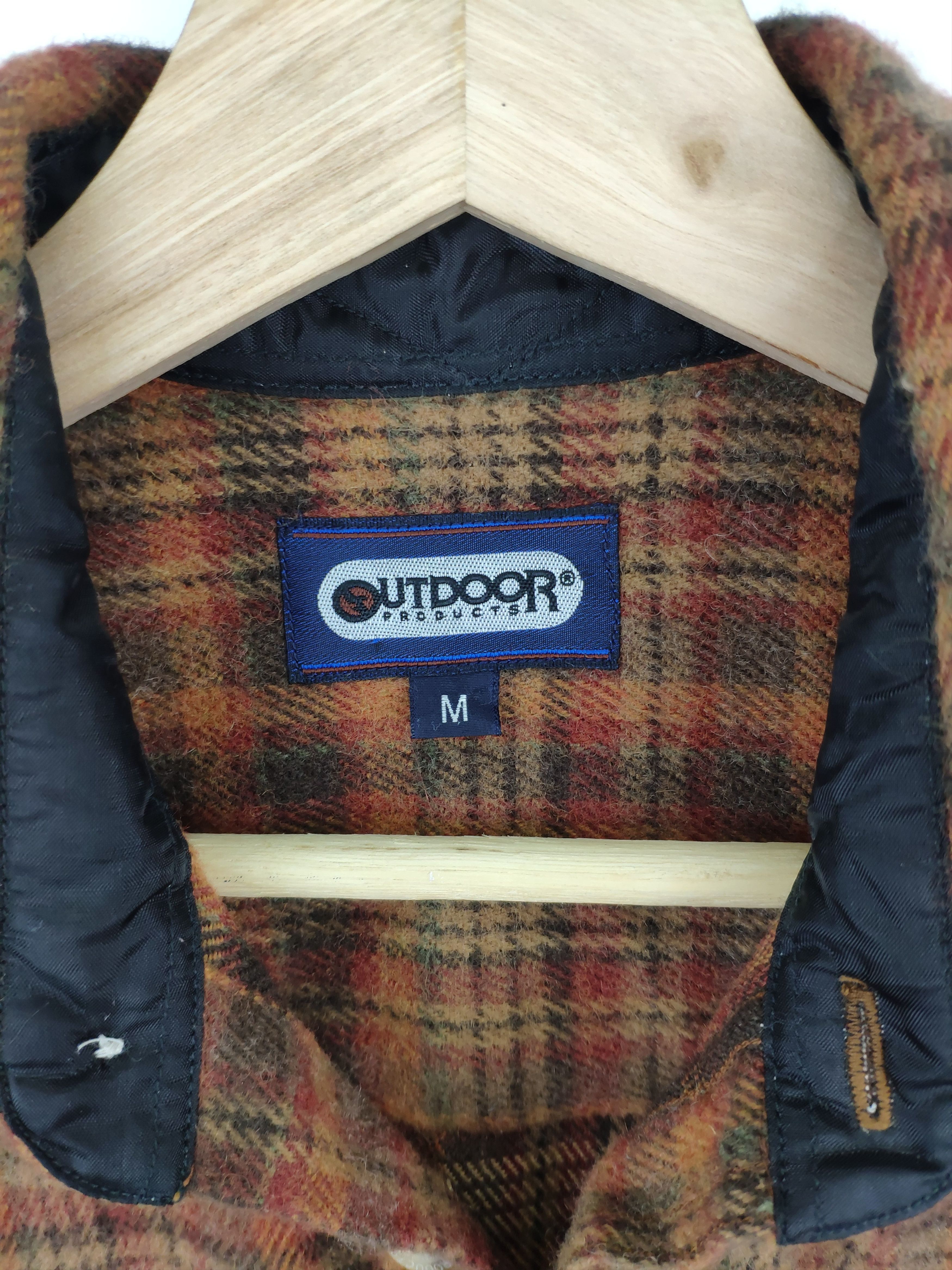 Flannel × Japanese Brand × Vintage Vintage Outdoor Wool Flannel Checkered Travis Style Size US M / EU 48-50 / 2 - 3 Thumbnail