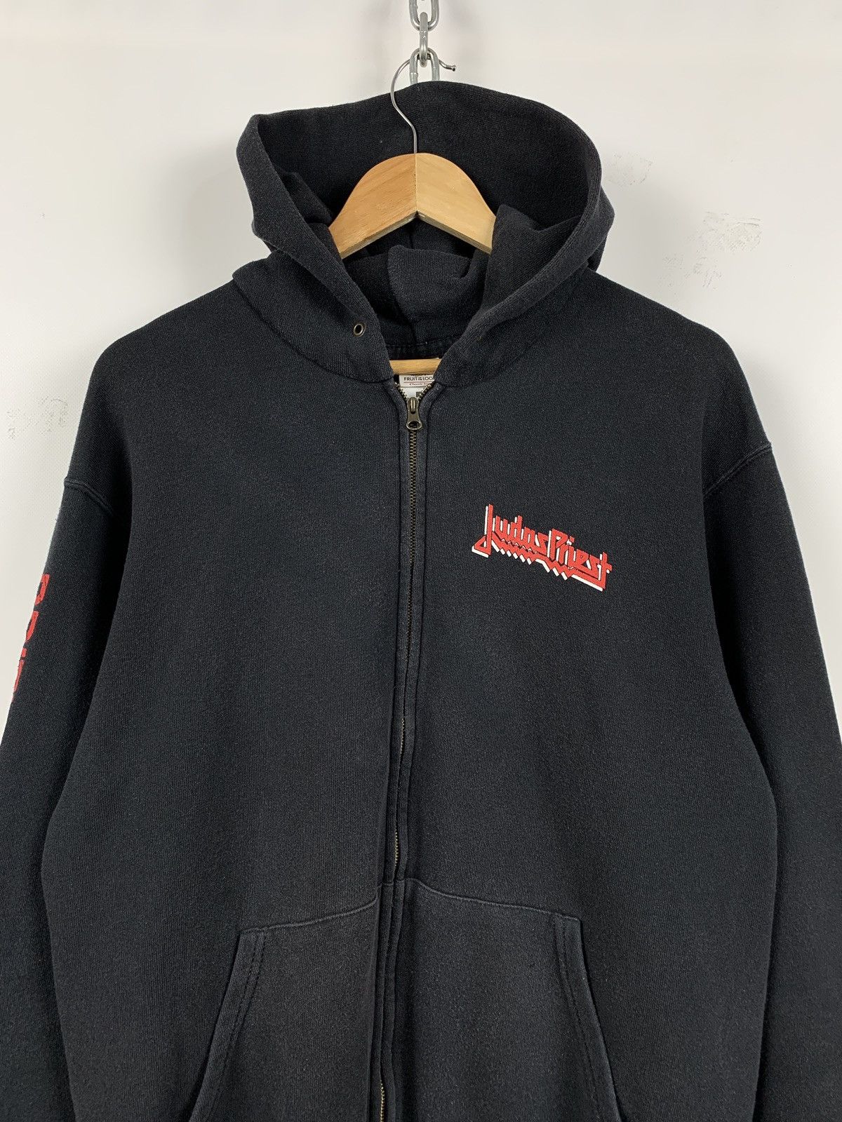 Band Tees 2017 Vintage Judas Priest British Steel Band Hoodie Size US L / EU 52-54 / 3 - 5 Thumbnail