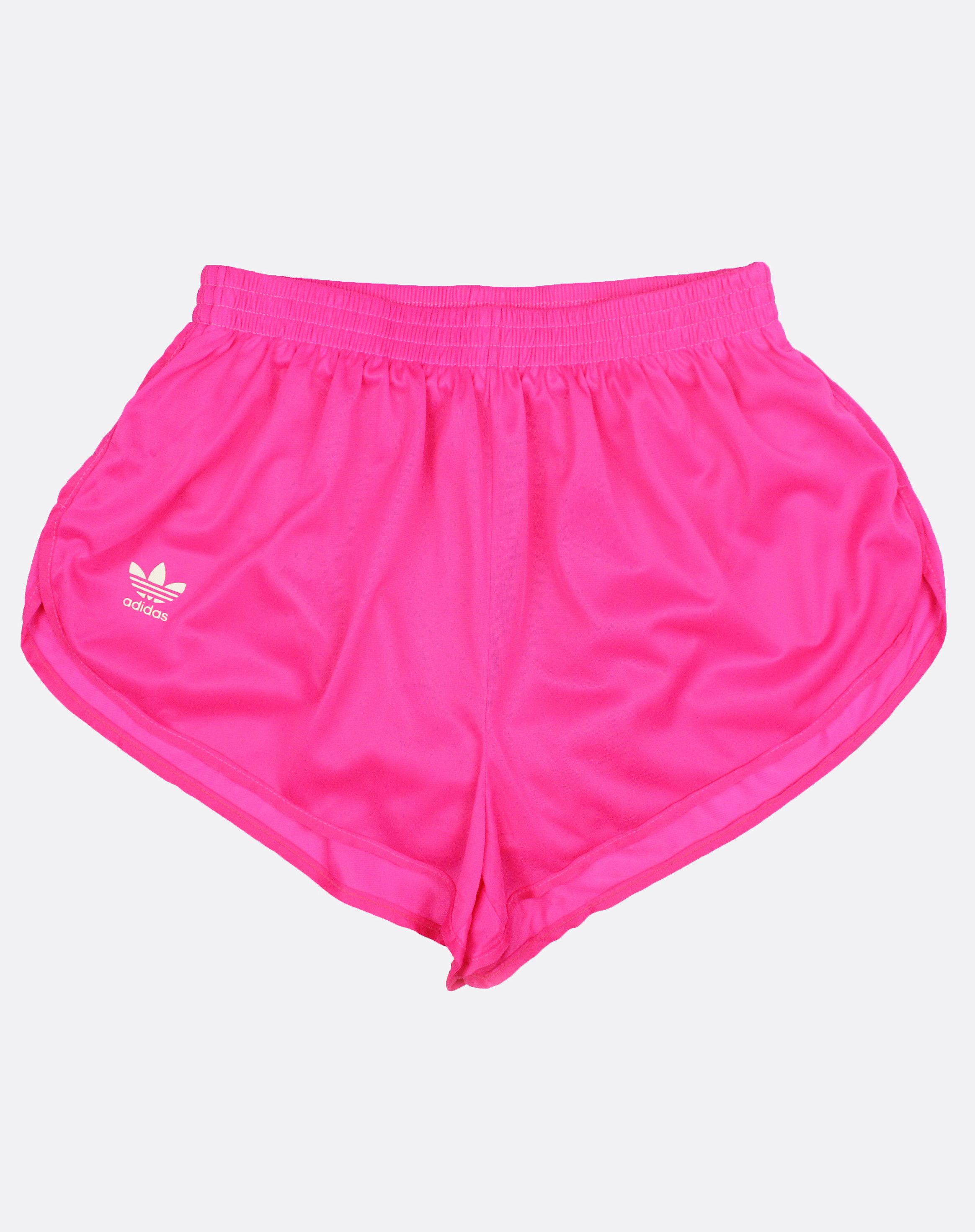 image of Nos 80's Vintage Adidas Cosmos Shorts Sprinter OG Ds Spain in Pink/White, Men's (Size 32)
