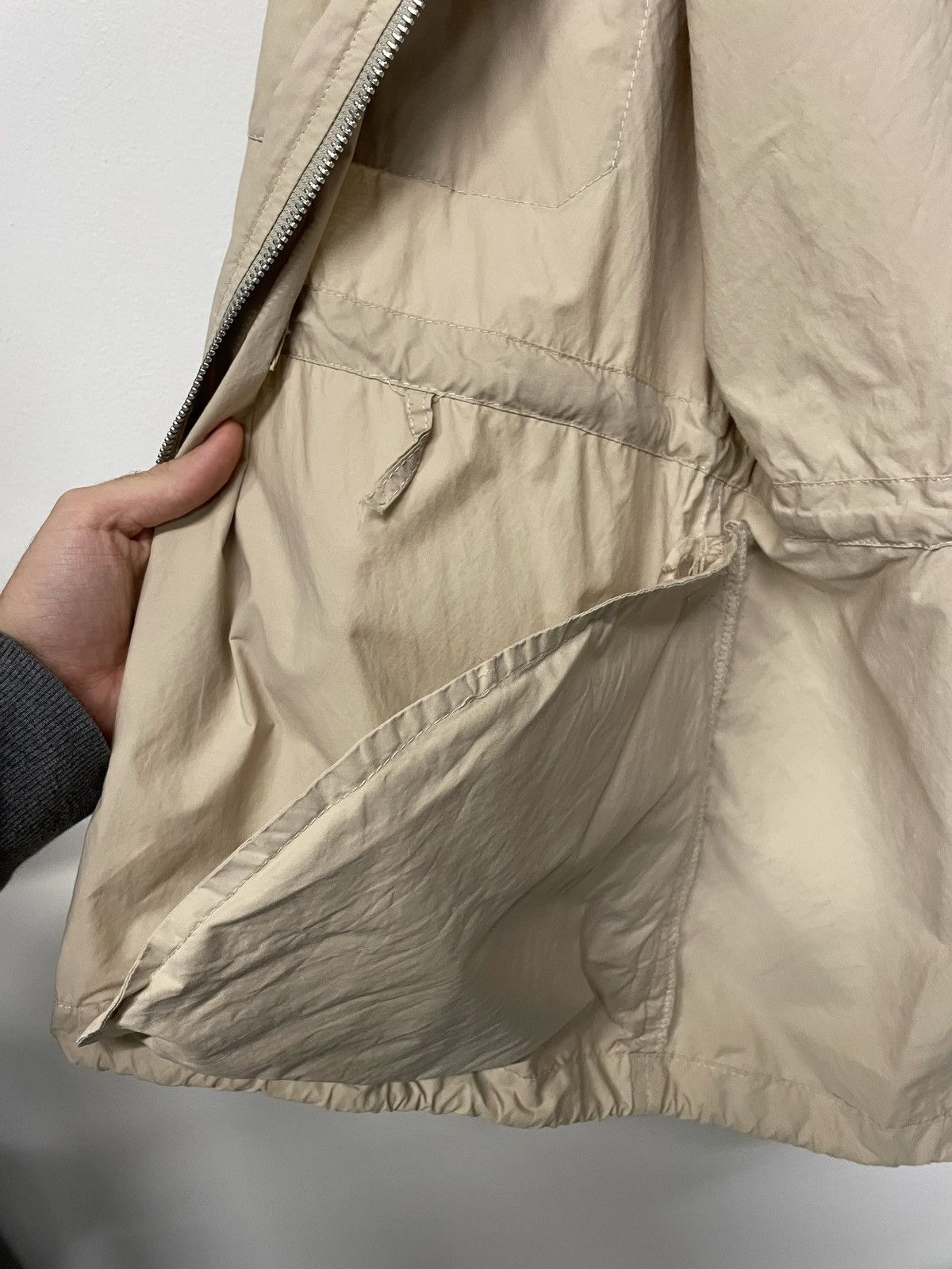 1999 military archive pockets zipper wind jacket parka rare